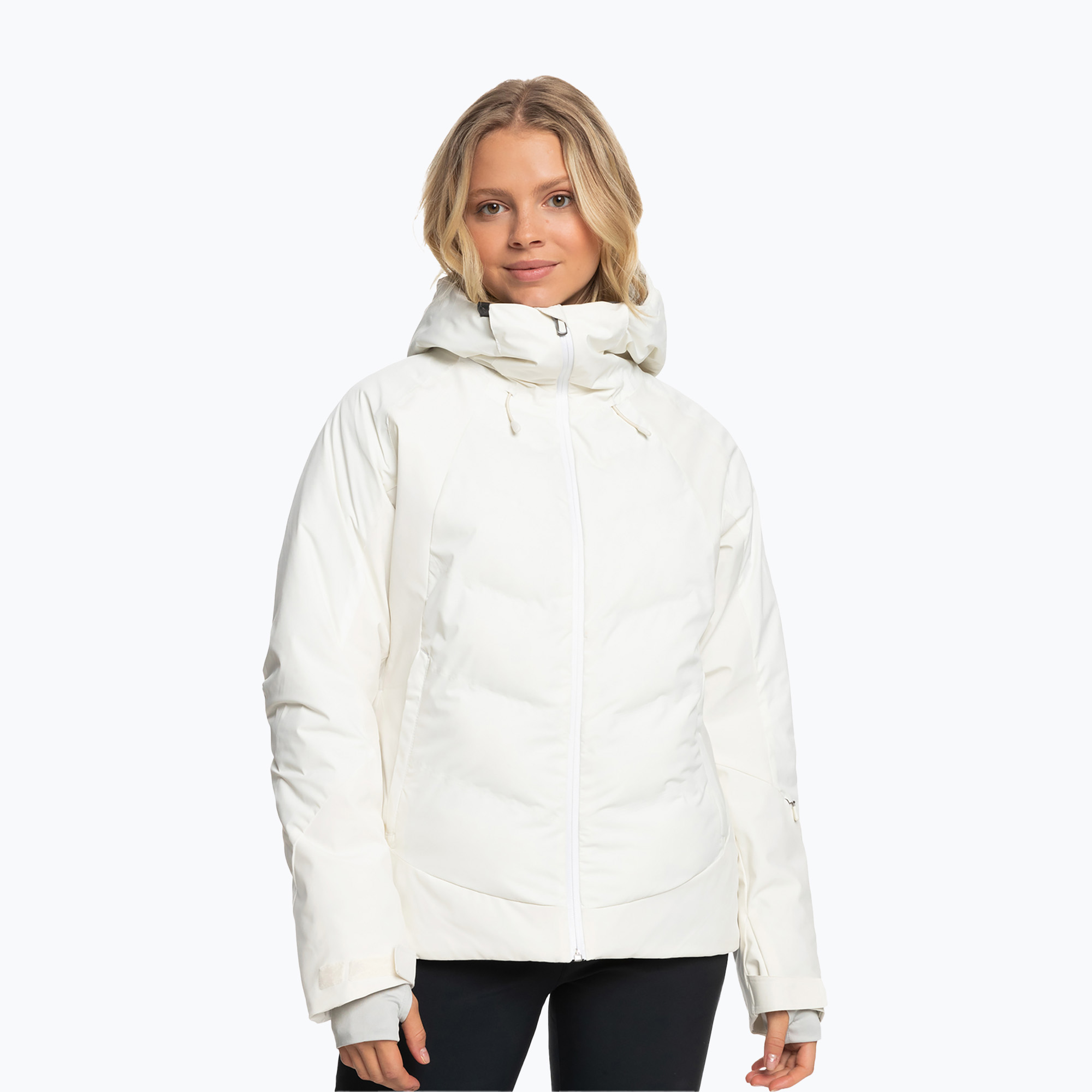 Jachetă de snowboard pentru femei ROXY Dusk Warmlink egret