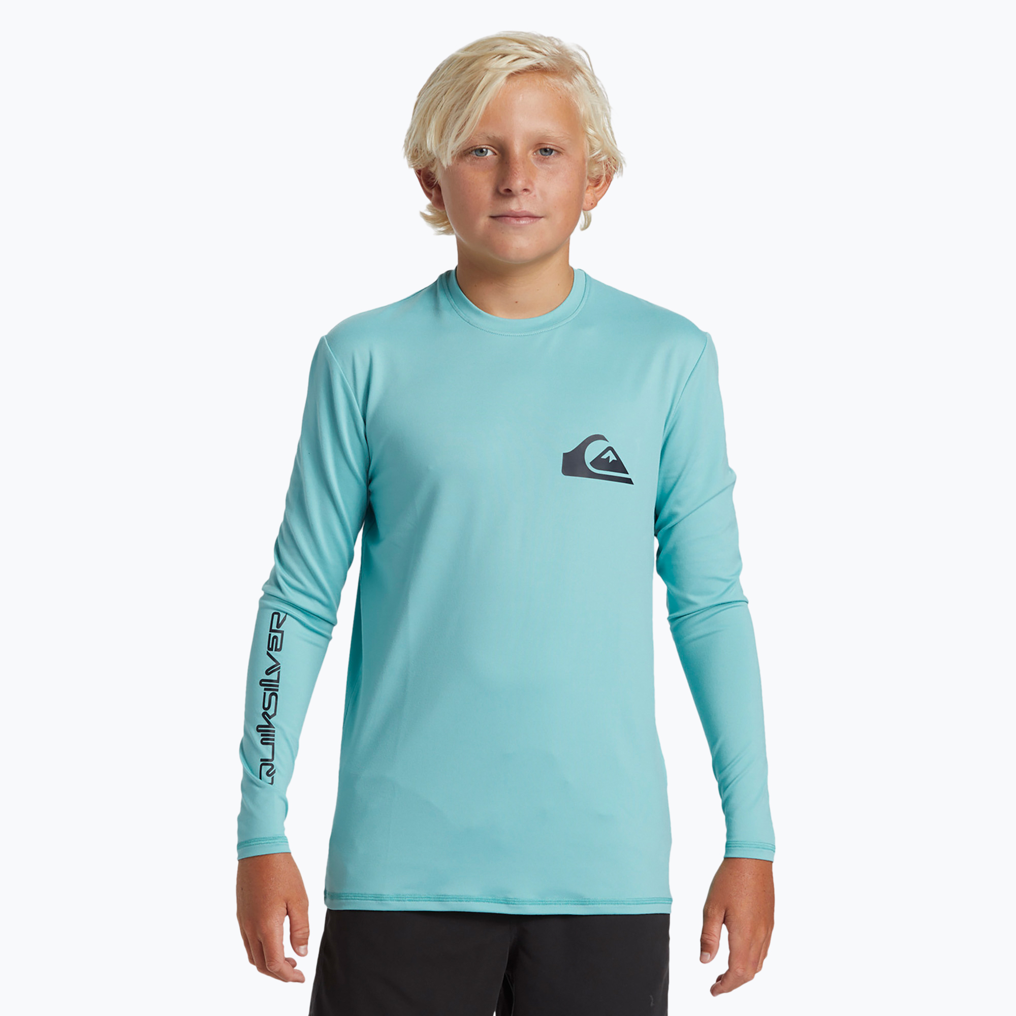 Longsleeve de înot pentru copii Quiksilver Surf Tee marine blue (Everyday Surf UPF50 AQBWR03068-BHA0)