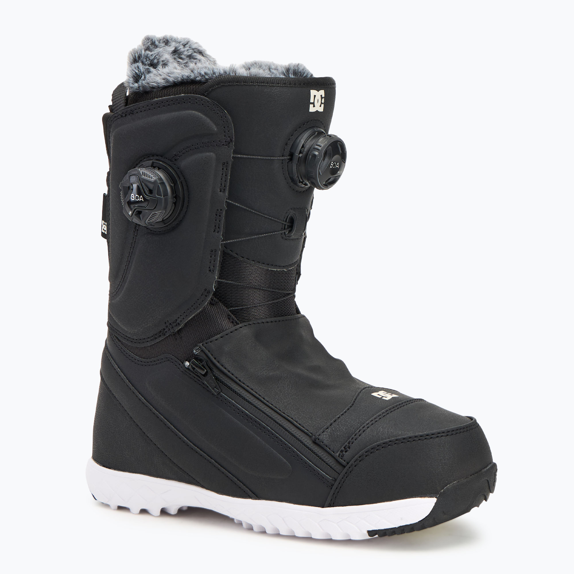 Ghete de snowboard pentru femei  DC Mora black/white (Mora ADJO100034-BKW)