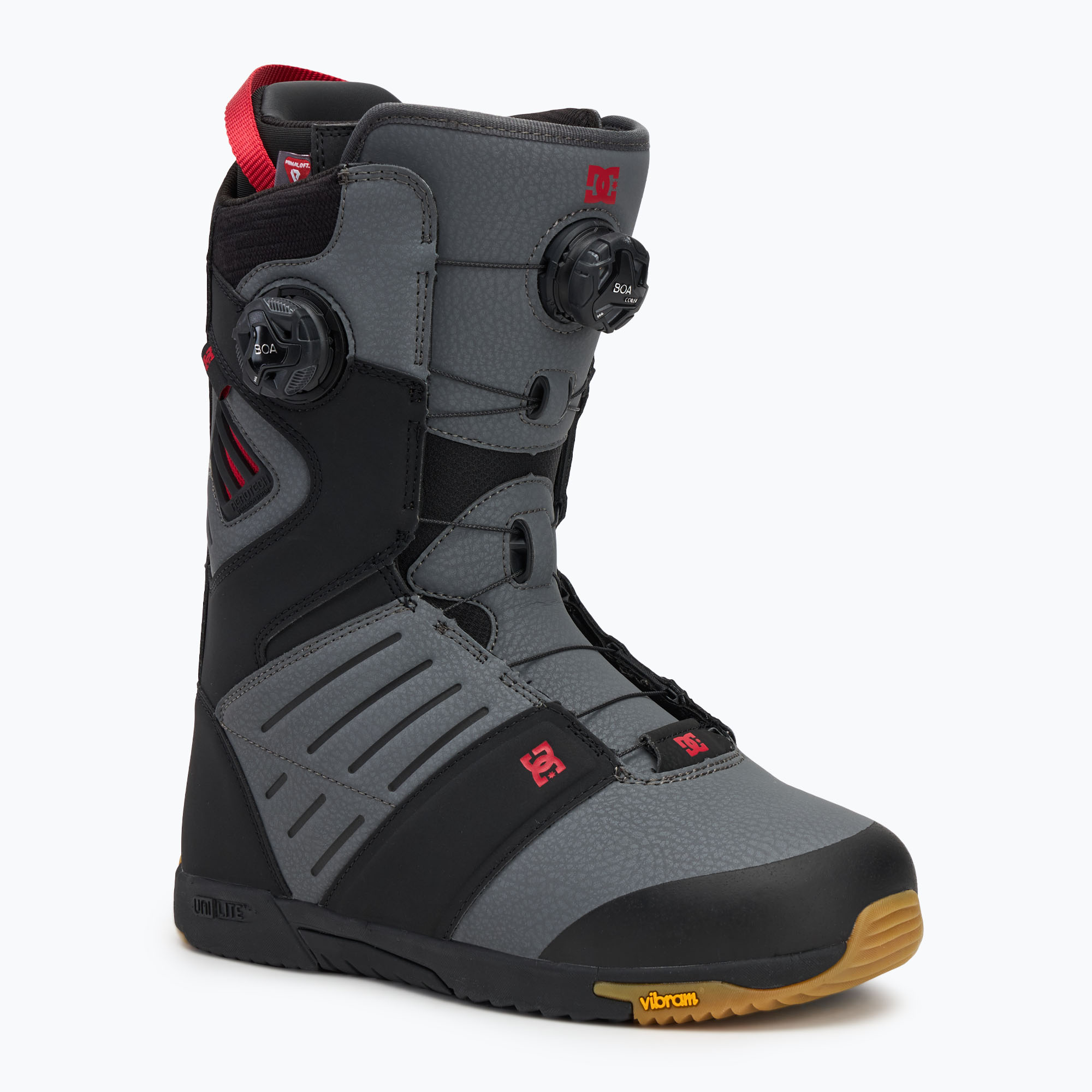 Ghete de snowboard pentru bărbați DC Judge black/grey/red (Judge ADYO100075-BYR)
