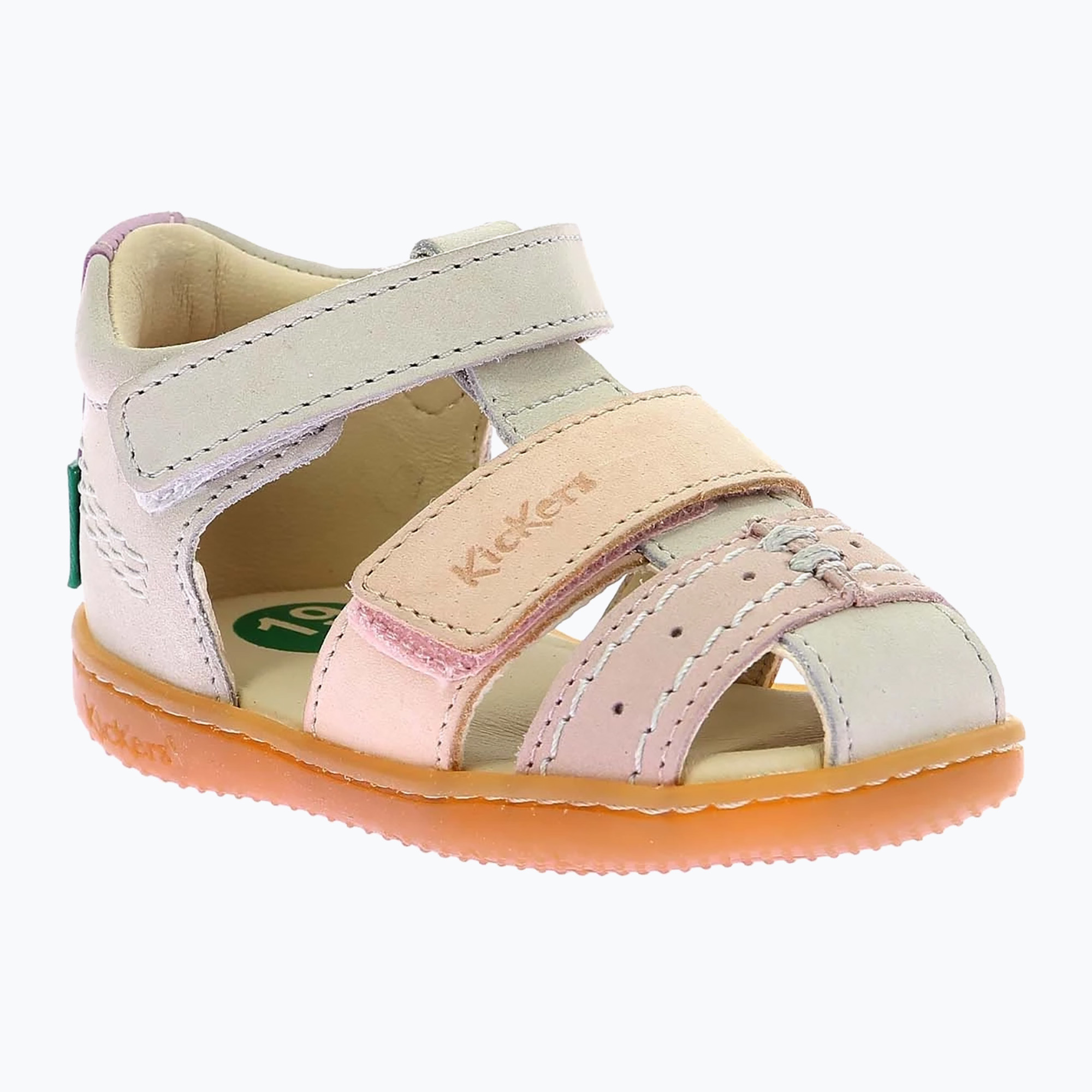Sandale pentru copii Kickers Kick Bazar light pink/multicolor