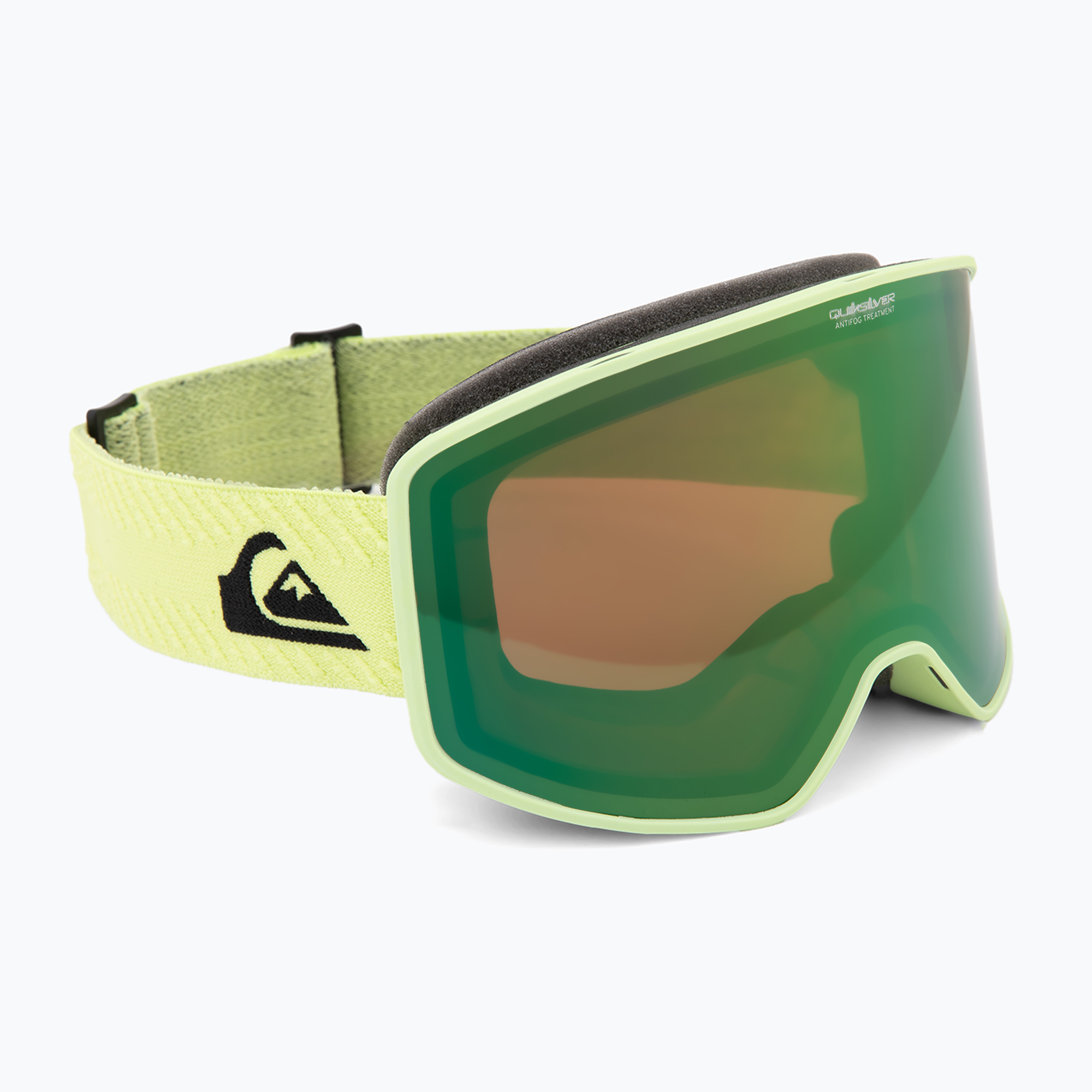 Ochelari de snowboard Quiksilver Storm black celery/ green ml (Storm EQYTG03143-KYHE)