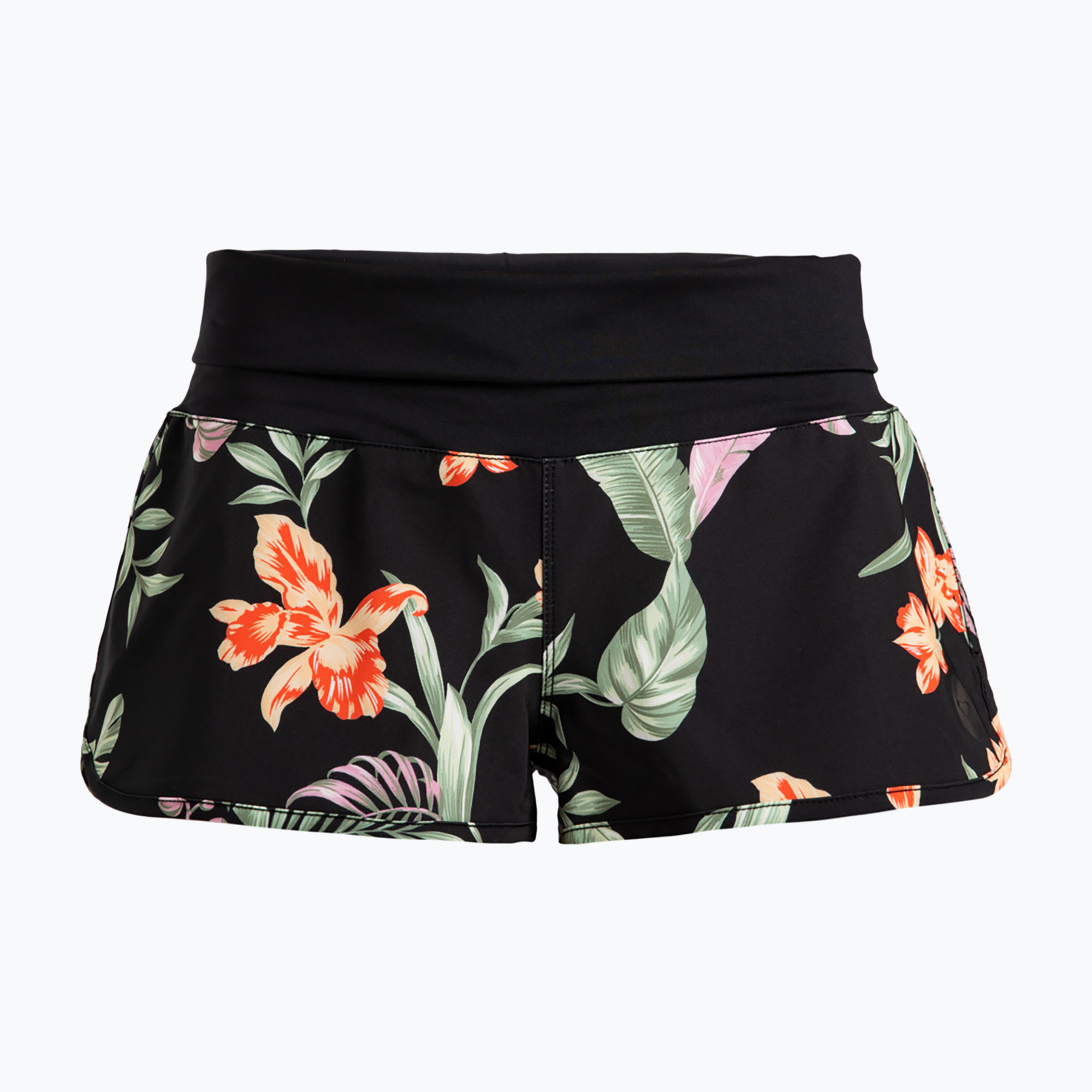 Pantaloni scurți de baie pentru femei ROXY Endless Summer anthracite island escape (Endless Summer ERJBS03314-KVJ3)
