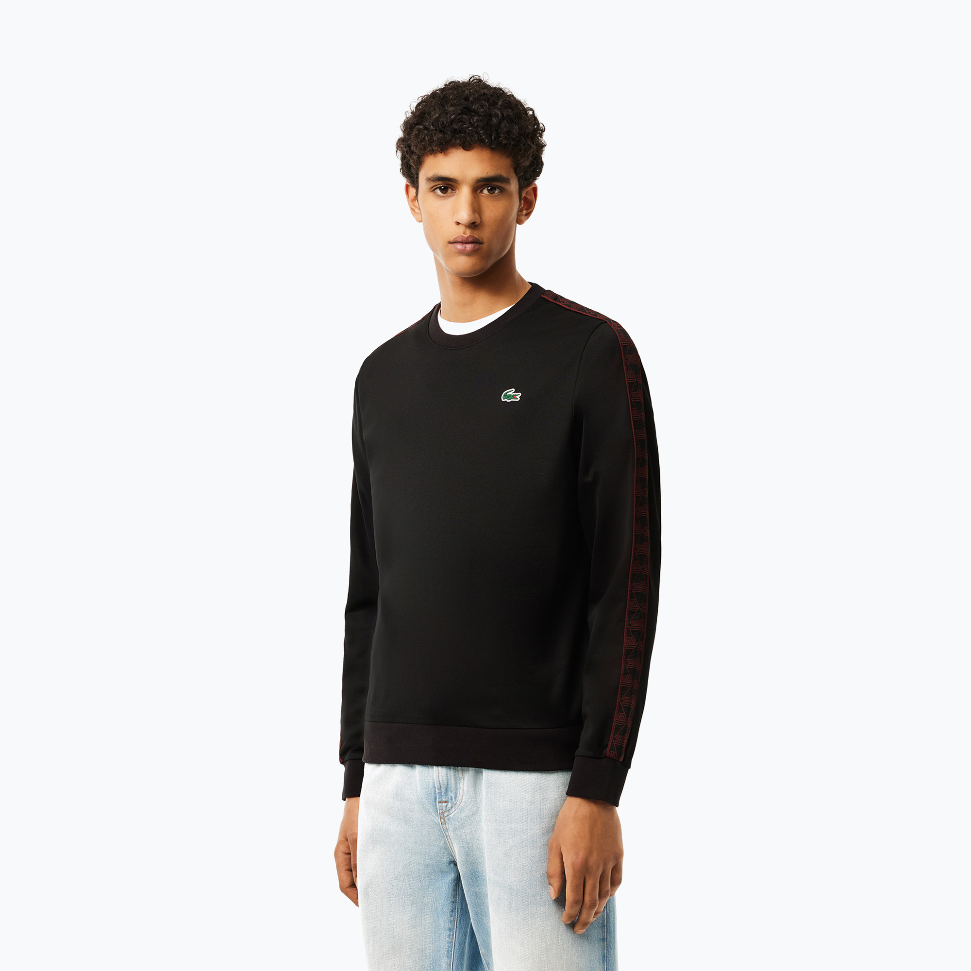 Hanorac pentru bărbați Lacoste SH2645 black (SH2645)