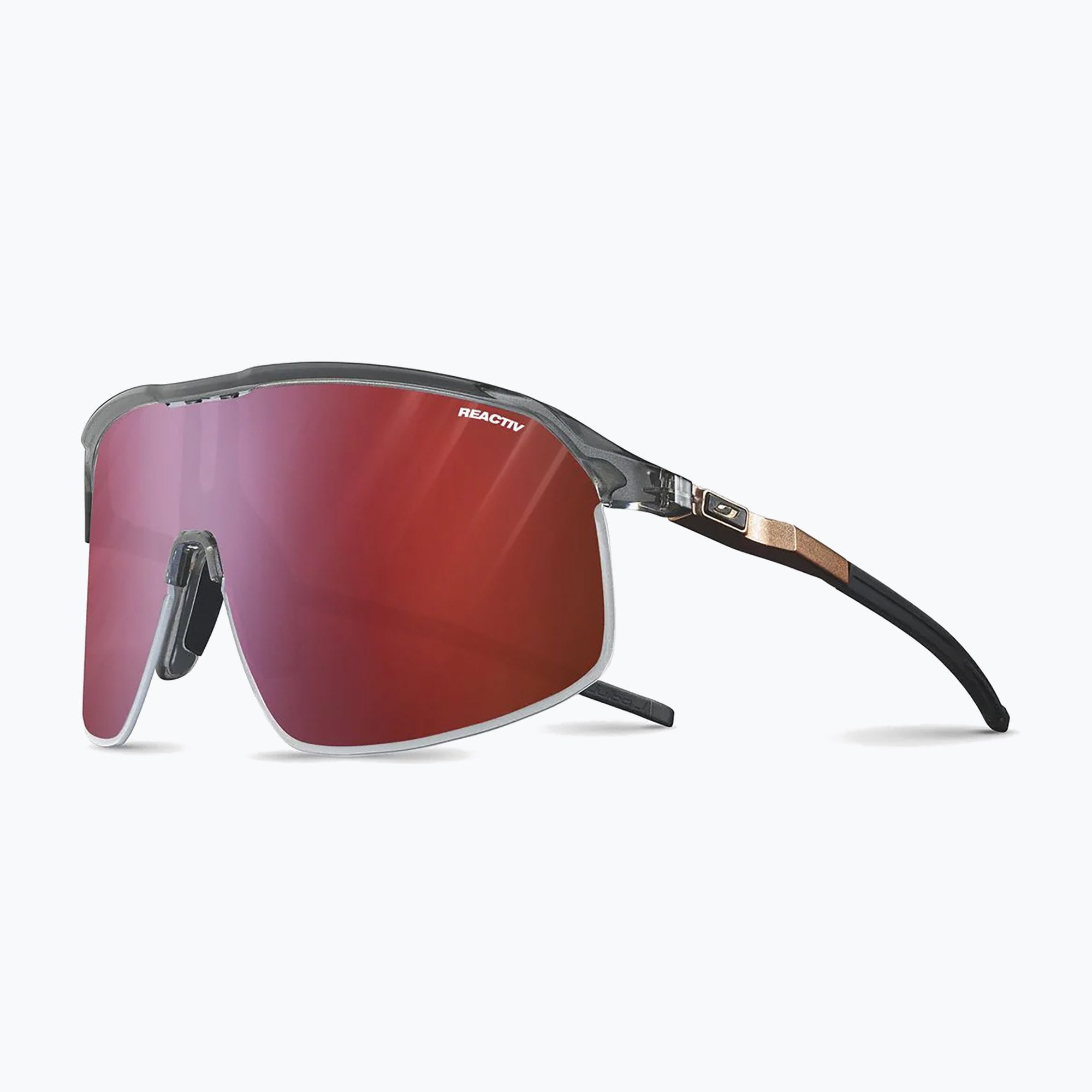 Julbo Dencity Reactiv 0-3 High Contrast ochelari de ciclism Julbo Dencity Reactiv 0-3 High Contrast negru translucid strălucitor/cooper negru/cooper (Density Reactiv High Contrast J5614114)