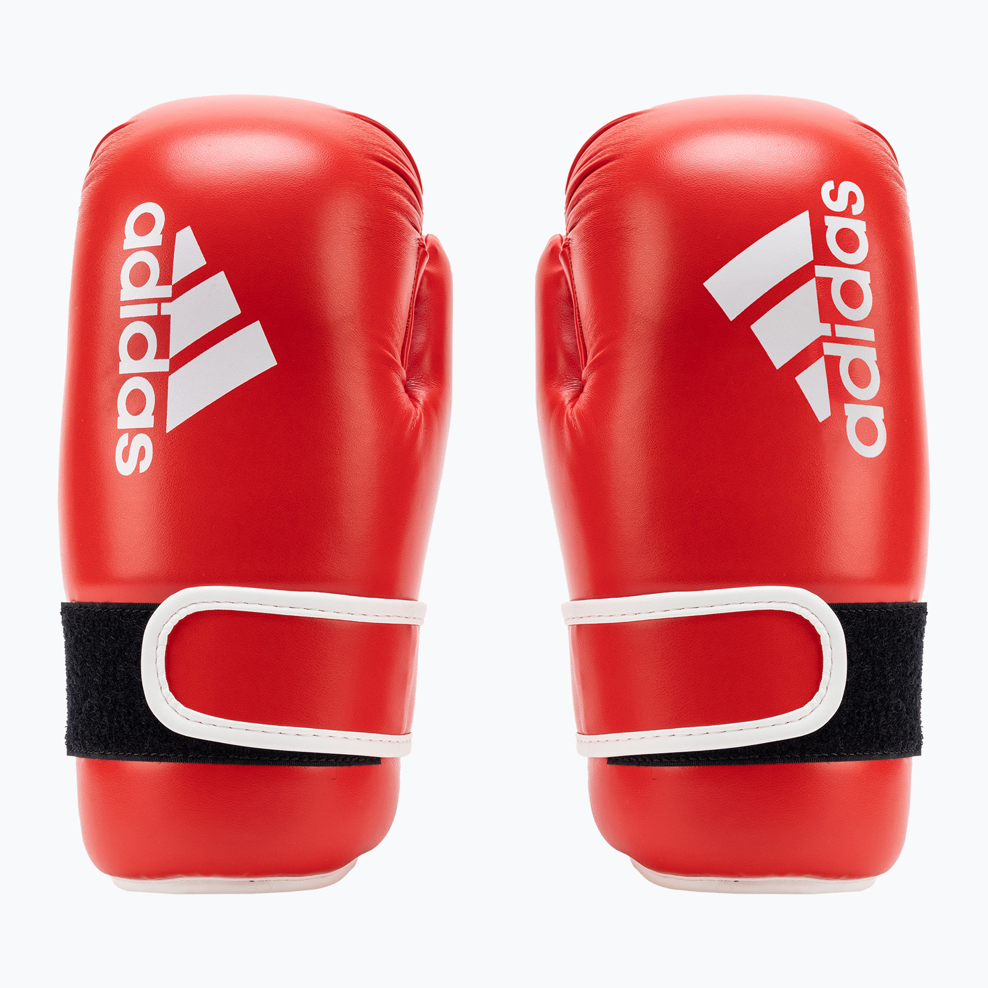 Mănuși de box adidas Point Fight Adikbpf100 roșii-albe ADIKBPF100 (Point Fight ADIKBPF100)