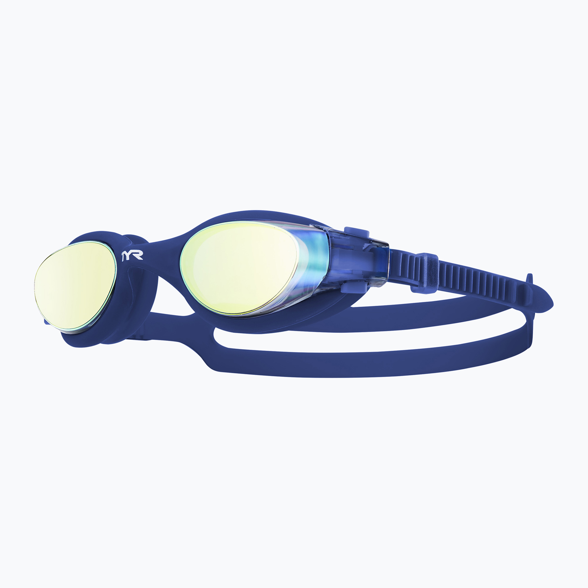 Ochelari de înot TYR Vesi Mirrored gold/ navy/ navy (Vesi Mirrored LGHYBM_759)