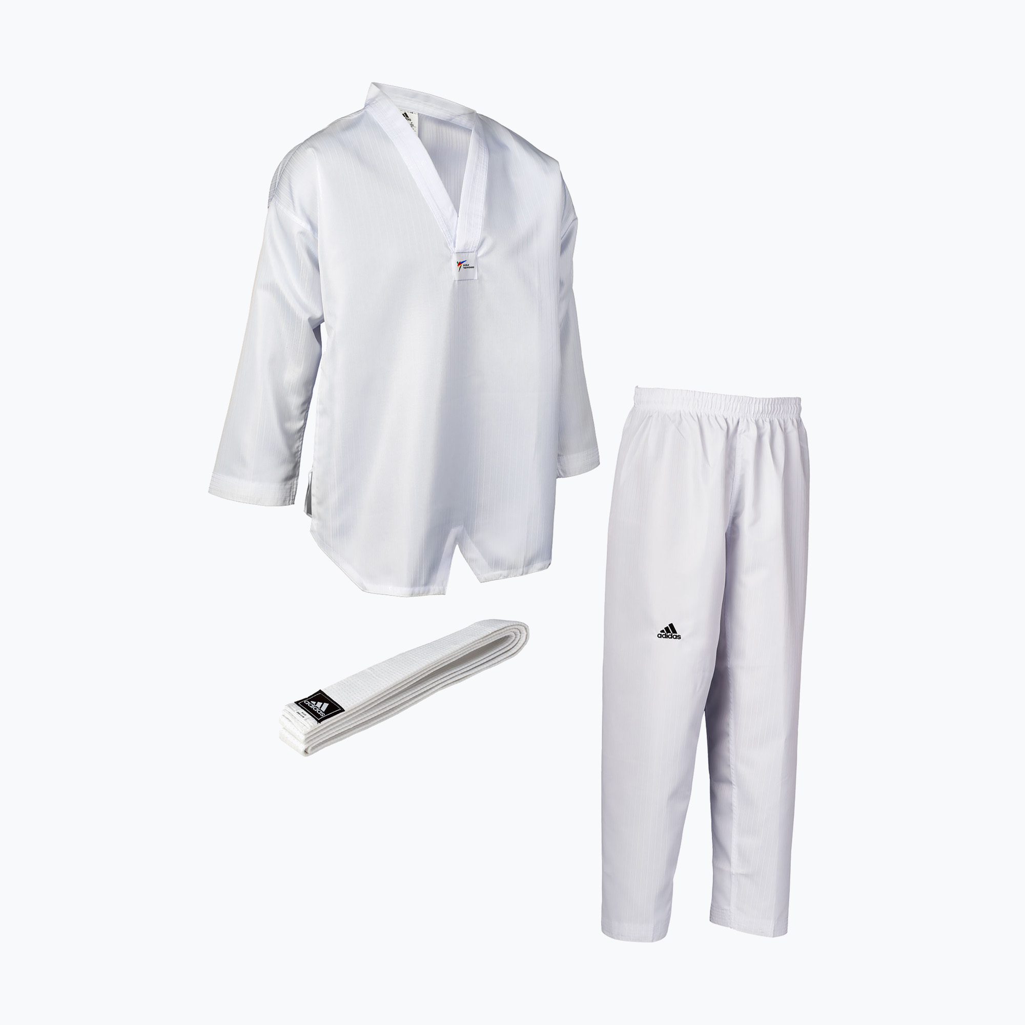 Costum de taekwondo adidas Adi-Start II alb ADITS01K