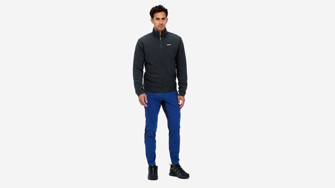 Geacă hibrid pentru bărbați Patagonia Thermal Airshed wavy blue