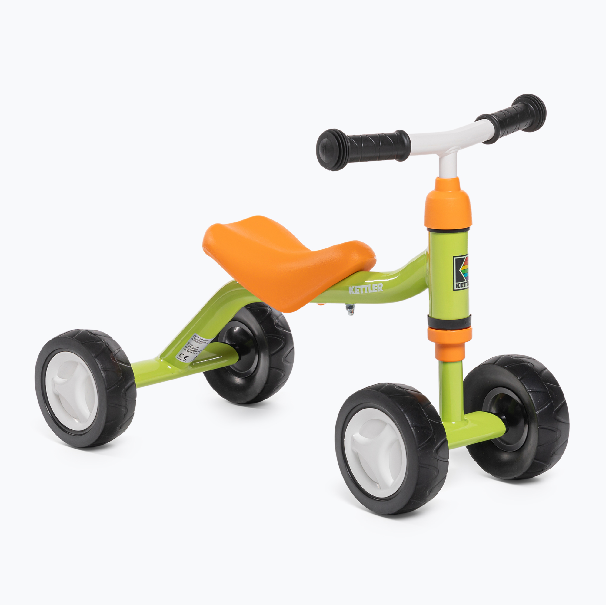 Kettler Sliddy cu patru roți pentru biciclete de cross-country verde-portocaliu 4861