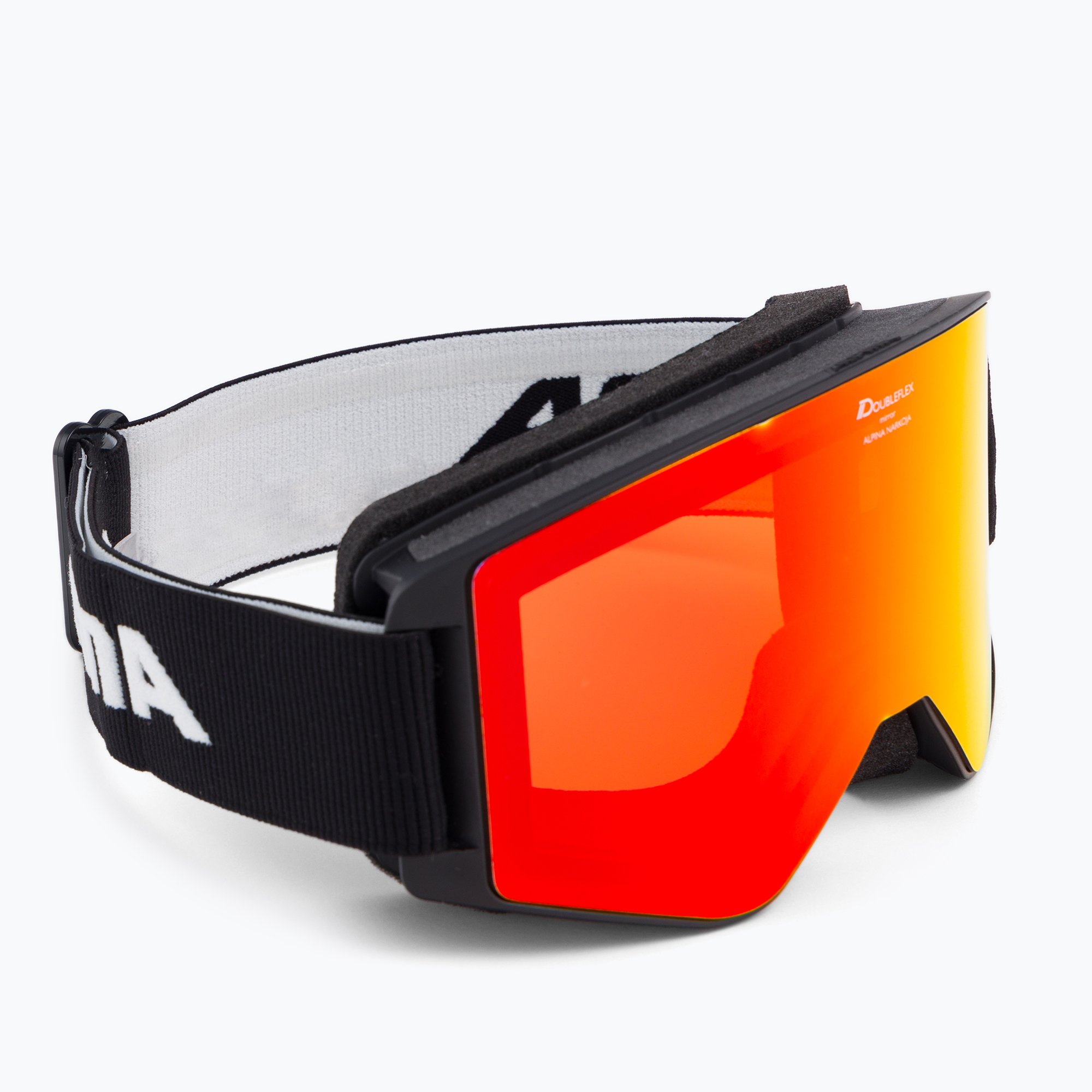 Ochelari de schi Alpina Narkoja Q-Lite black/orange (Narkoja Q-Lite A7265831)