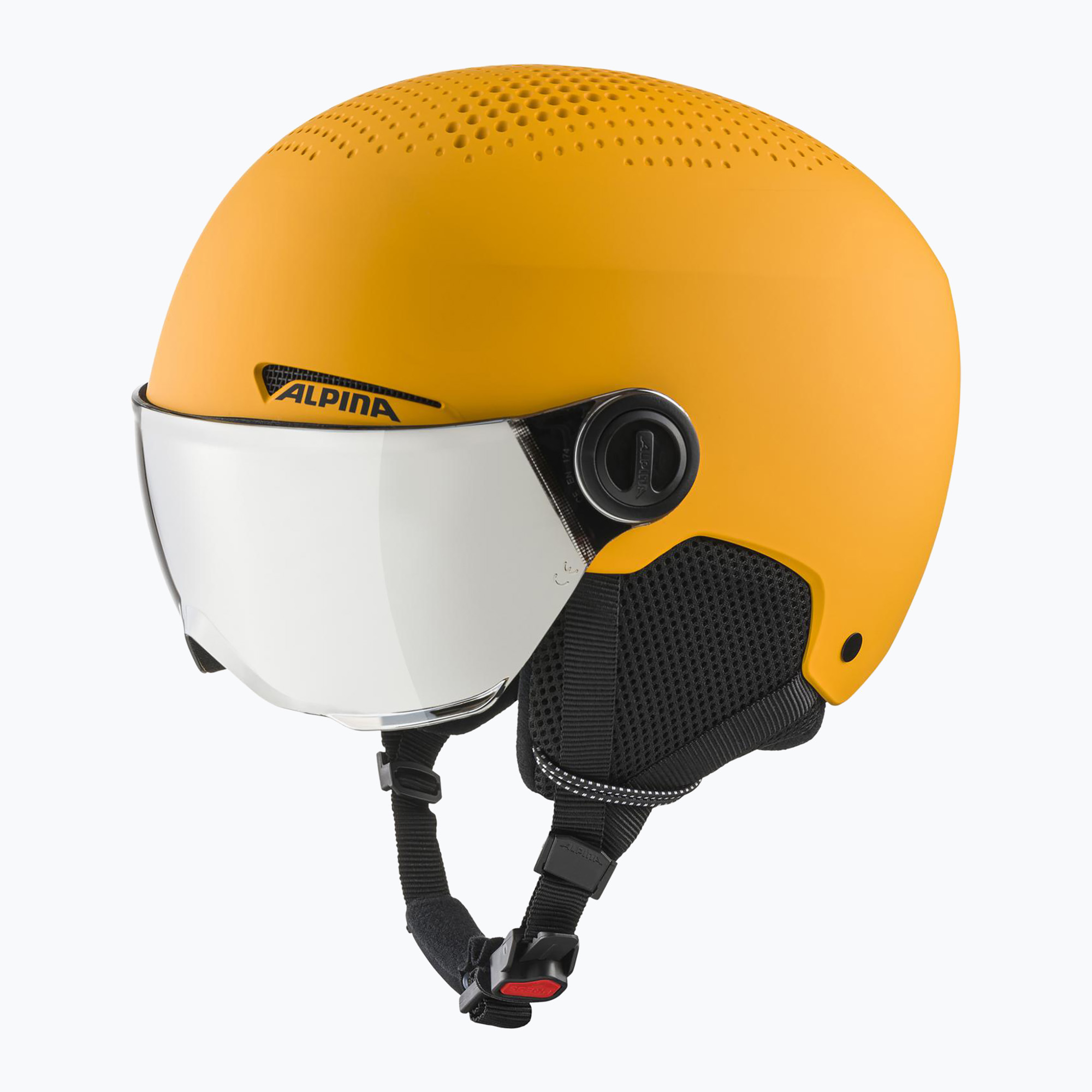 Cască de schi pentru copii  Alpina Zupo Visor Q-Lite burned/ yellow matt (Zupo Visor Q-Lite A9229245)