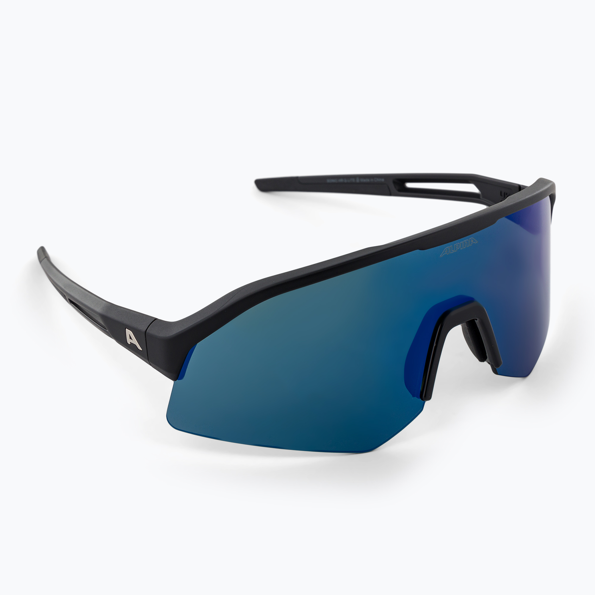 25% mai ieftin.  Ochelari de soare Alpina Sonic Q-Lite black matt/blue mirror