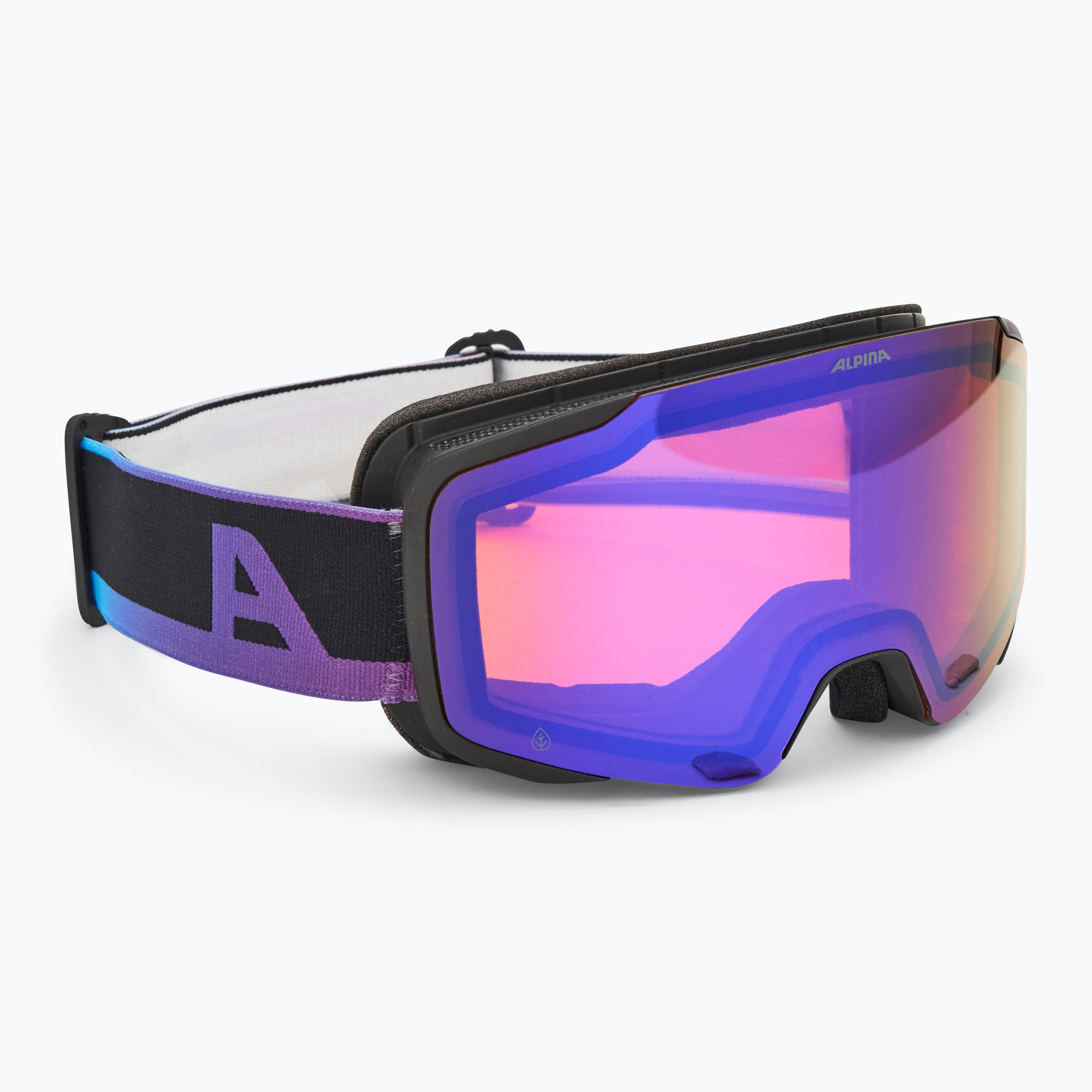 Ochelari de schi Alpina Taos Q-Lite black/ oil matt/ blue (Taos Q-Lite A7308832)