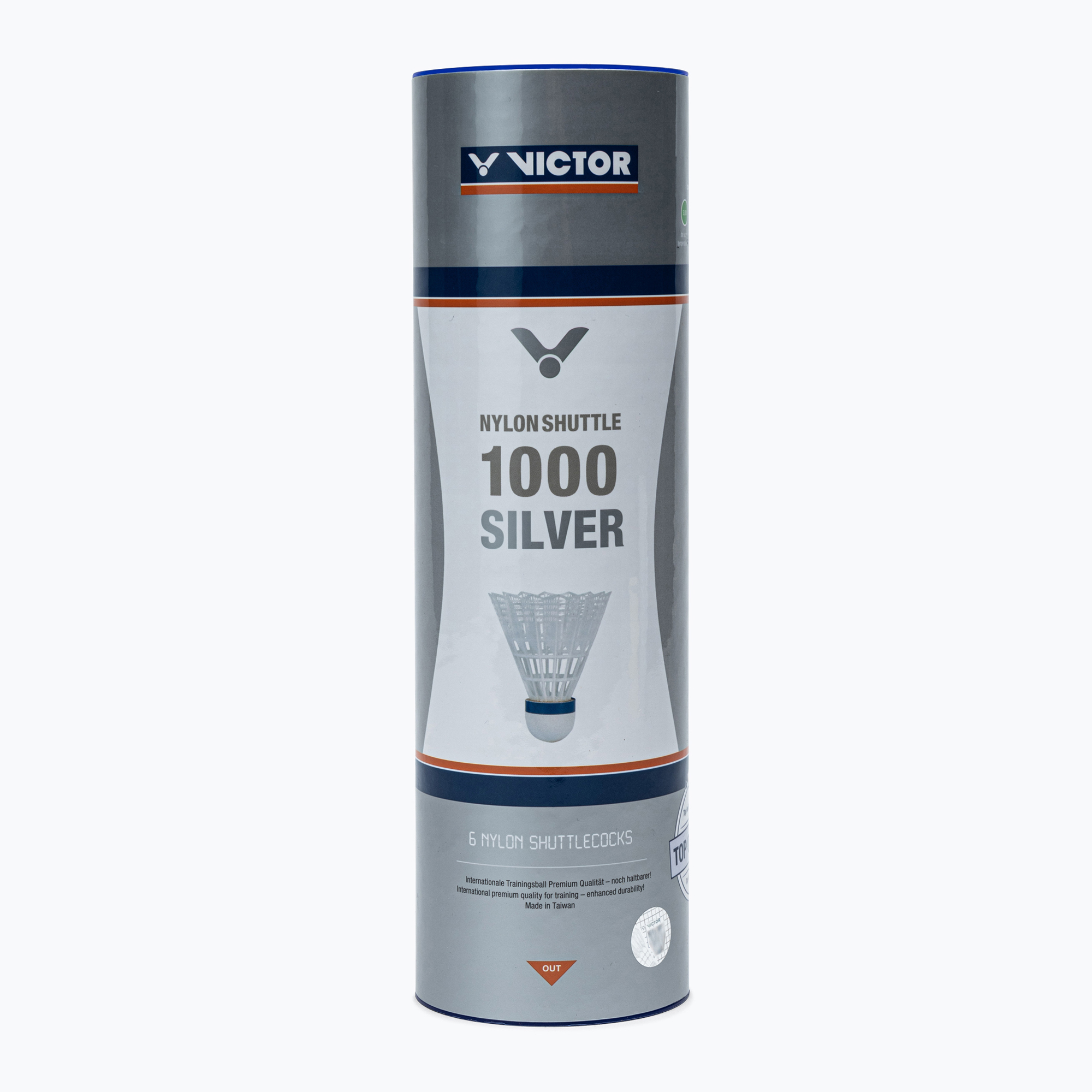 Fluturași de badminton VICTOR Nylonshuttle 1000 medium white (Nylonshuttle 1000 100820)