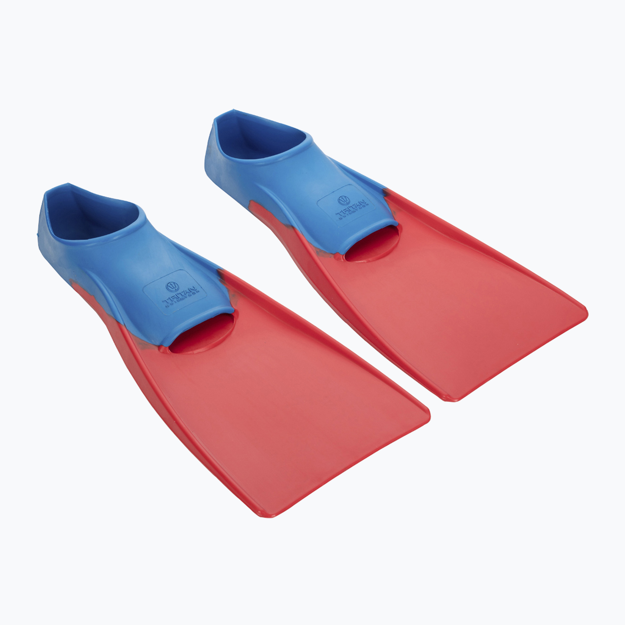 Labe de înot Aquafeel Swim Fin Floating roz. 30-33 red/blue
