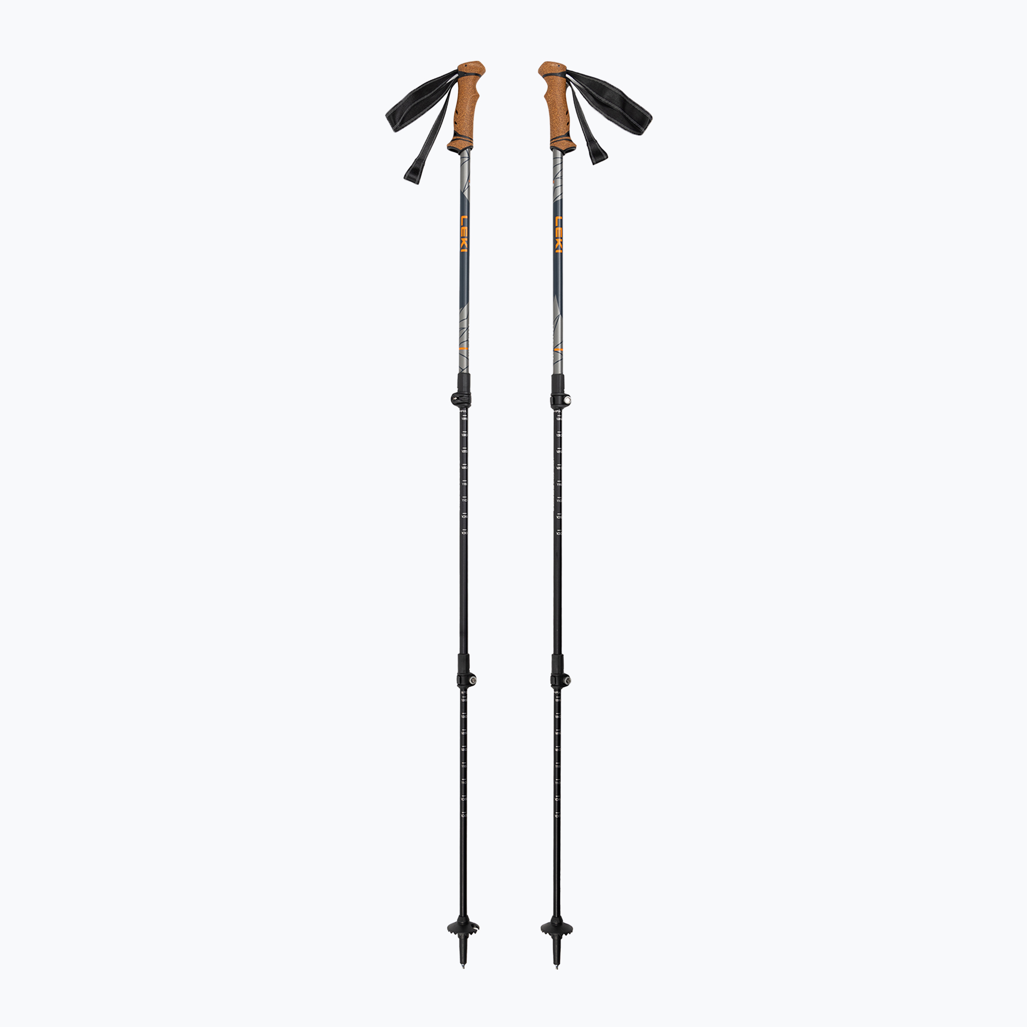 Bețe de trekking LEKI Legacy Lite orange/denimblue/llight anthracite (Legacy Lite 65221841)