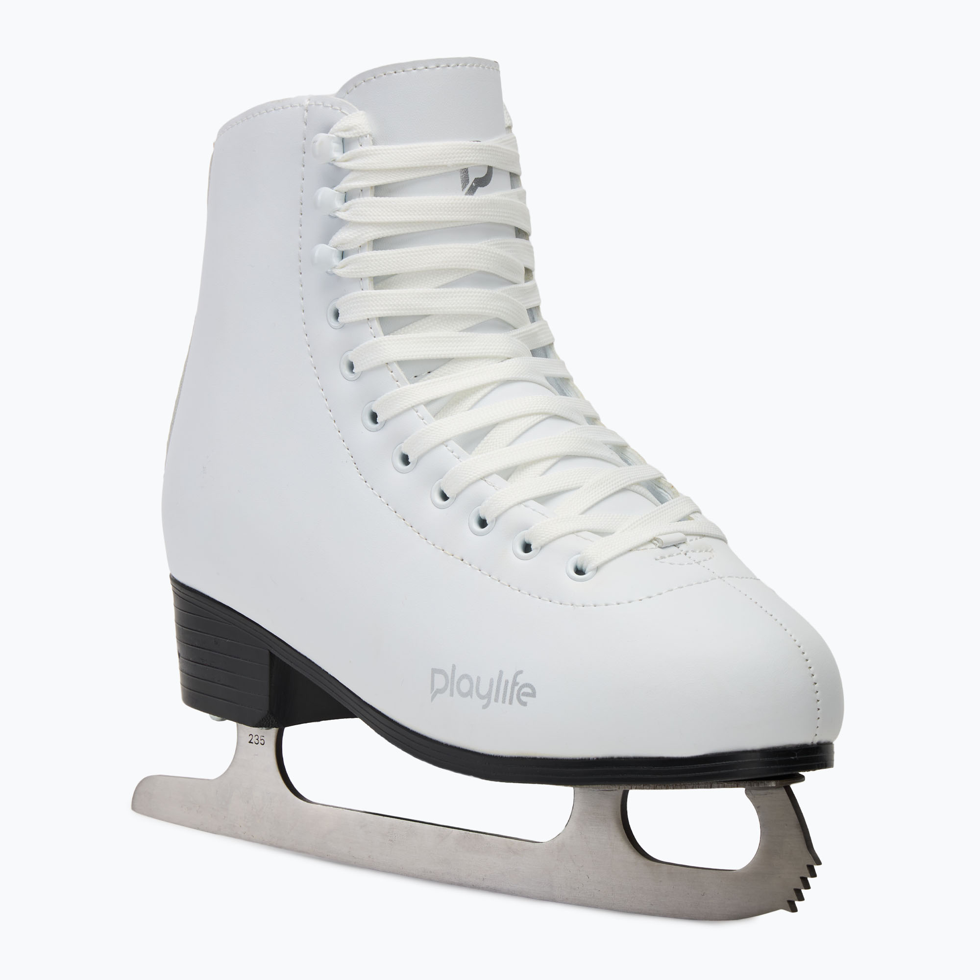 Patine artistice pentru femei Playlife Classic white/ black (Classic 902255)