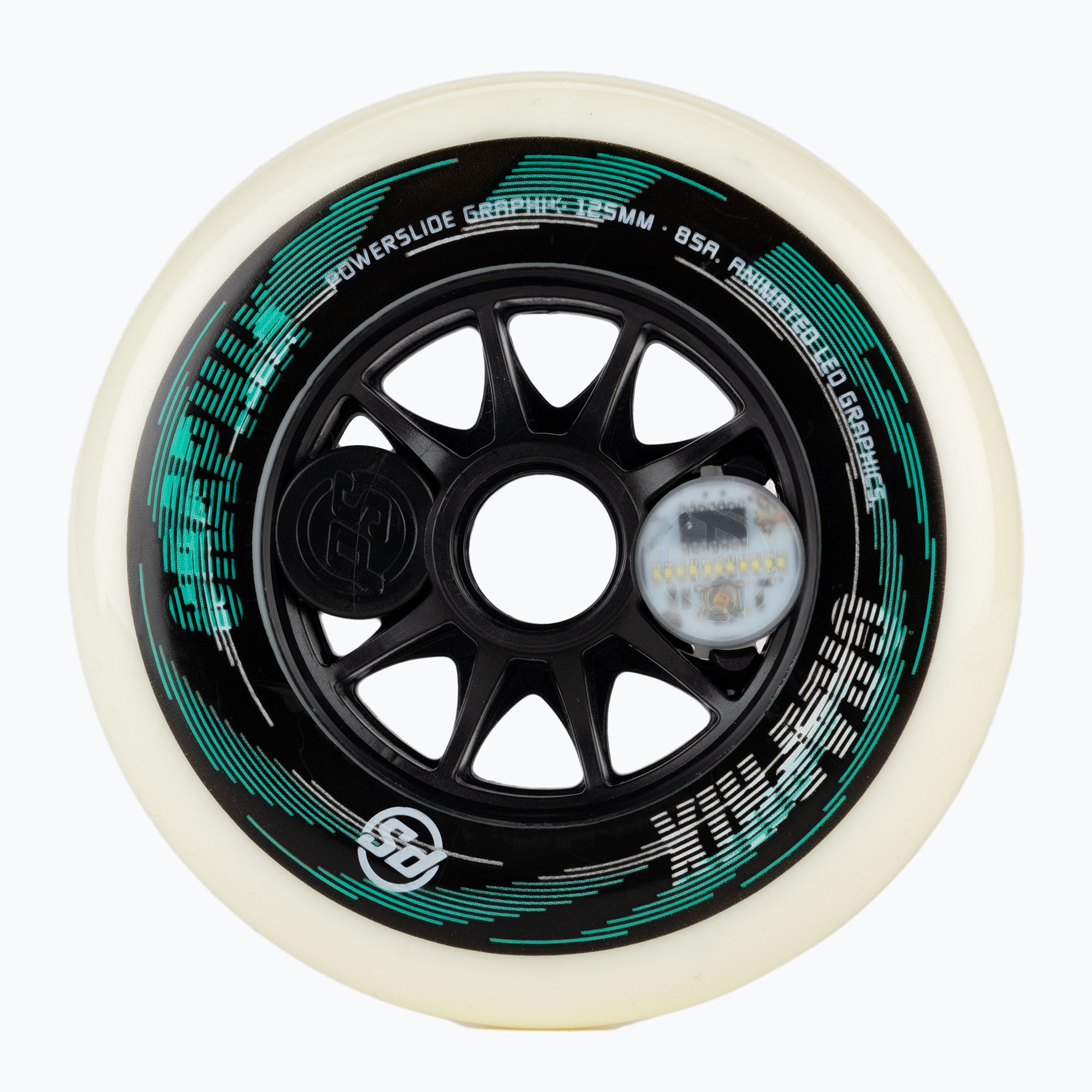 Powerslide Graphix Dreapta roți de patine cu rotile albe 905361 (Graphix Right 905361)