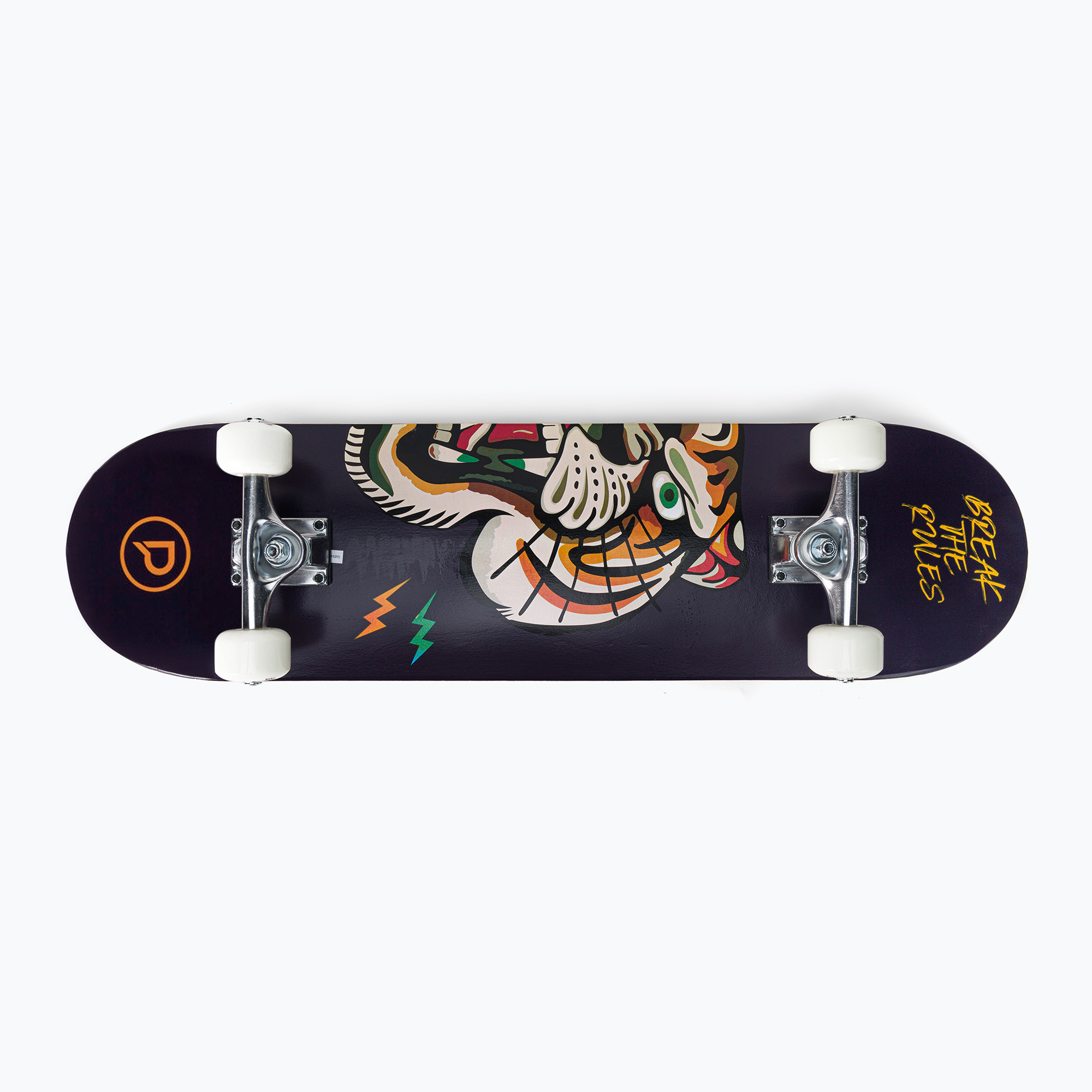 Skateboard clasic Playlife Tiger negru 880311