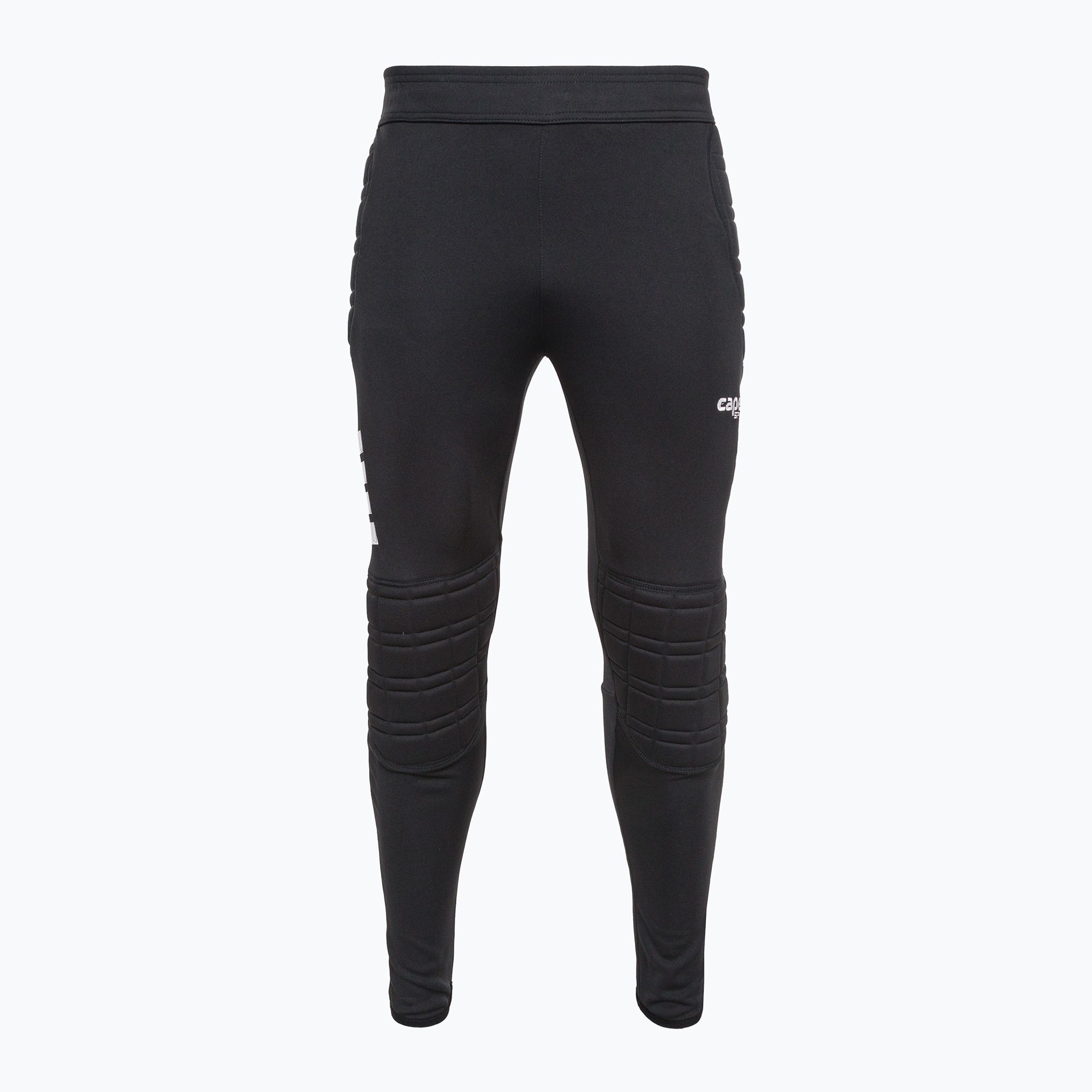 Pantaloni de portar pentru bărbați Capelli Basics I Adult Goalkeeper negru/alb pentru bărbați