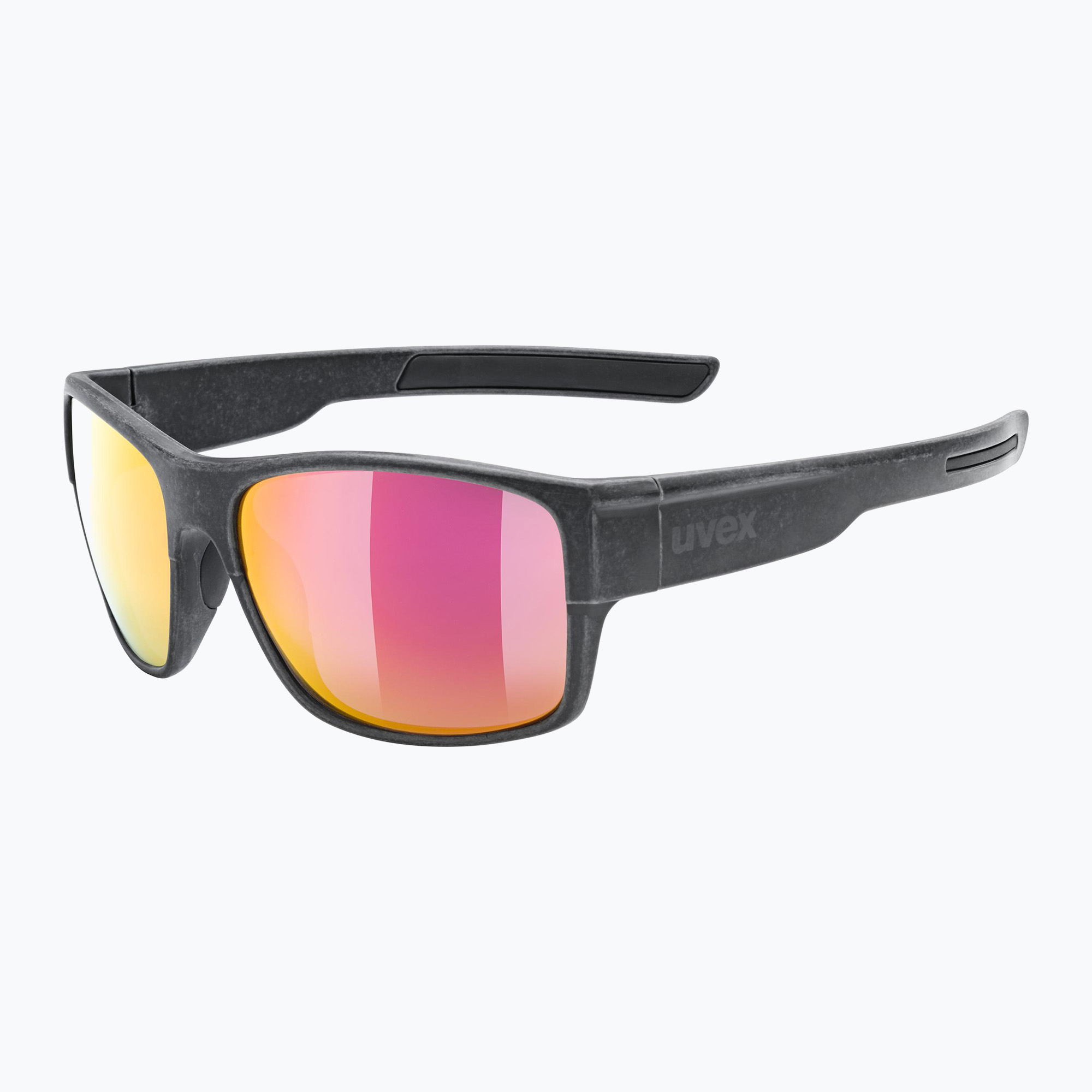 Ochelari de soare UVEX Esntl Urban black matt/mirror red