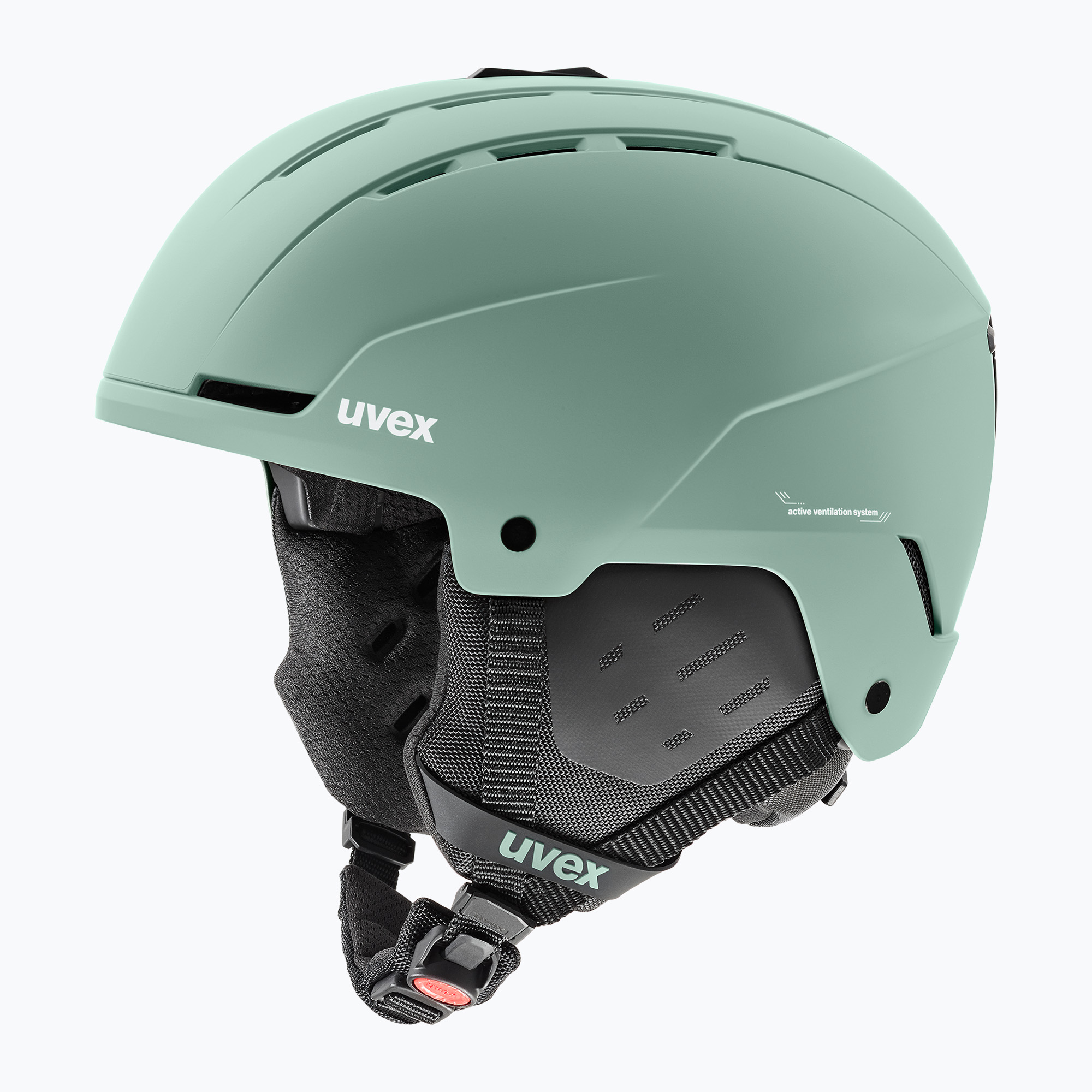 Cască de schi UVEX Stance oxid green matt (Stance 56/6/312/17)