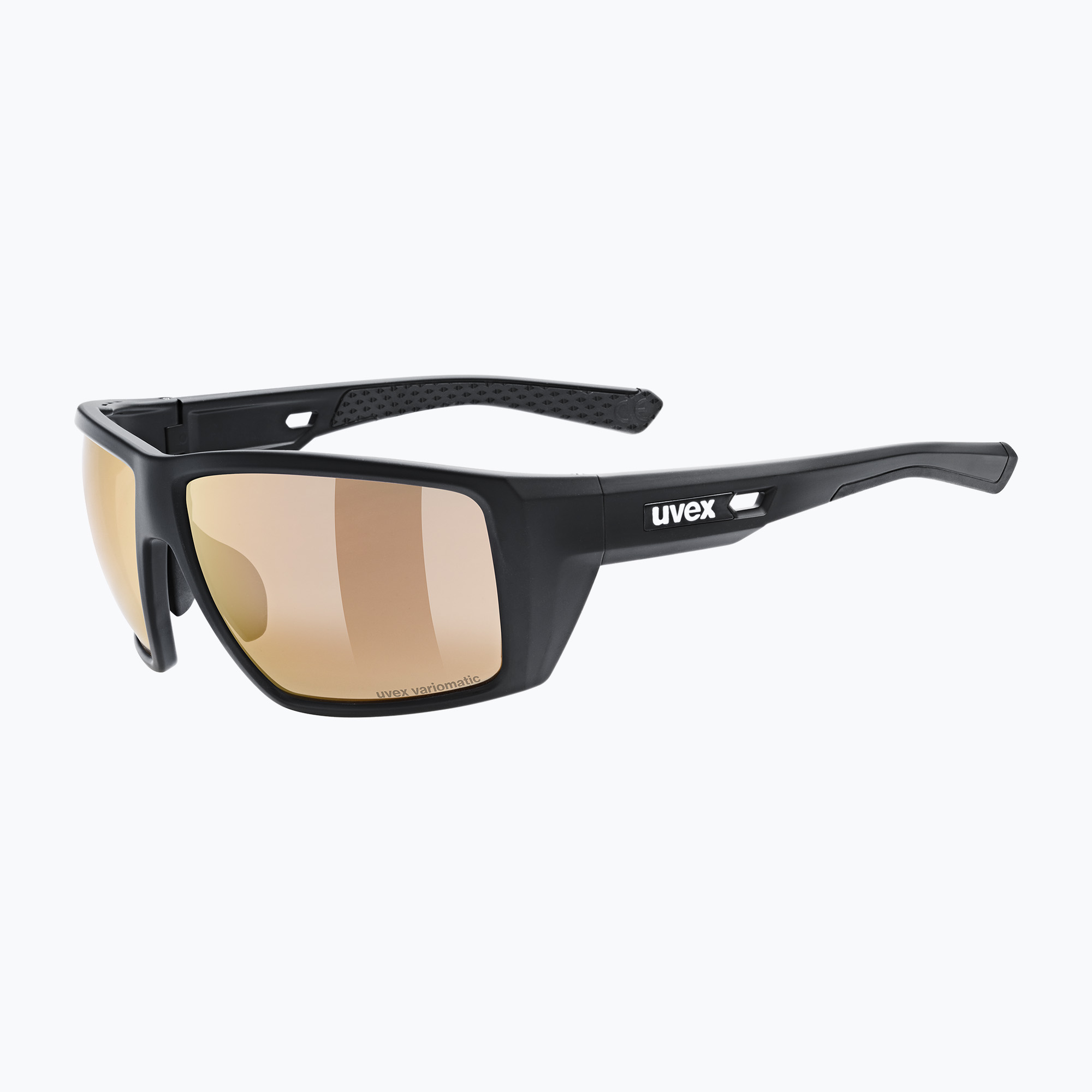 Ochelari de soare UVEX MTN Venture CV V black matt/litemirror red