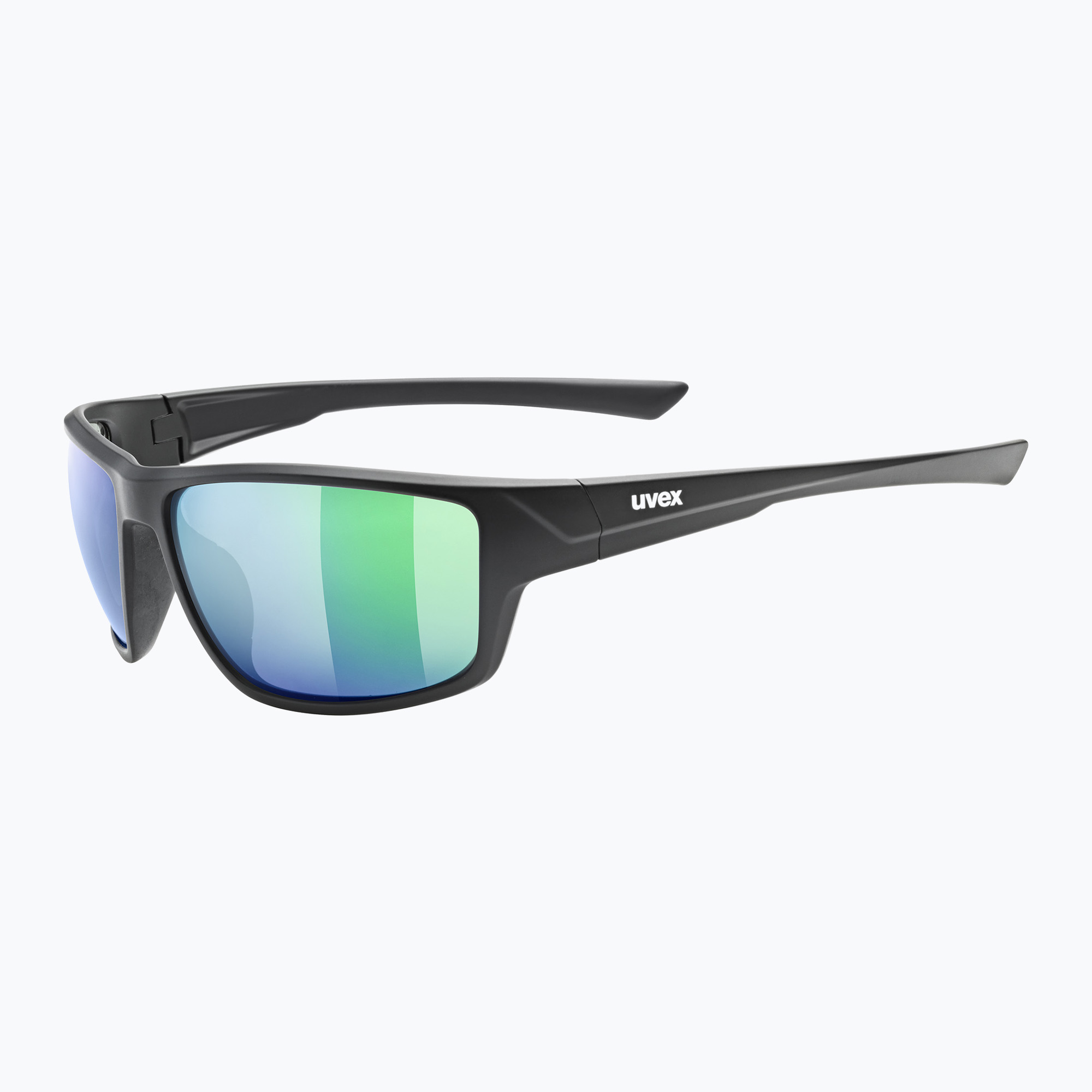 Ochelari de soare UVEX Sportstyle 230 black matt/mirror green