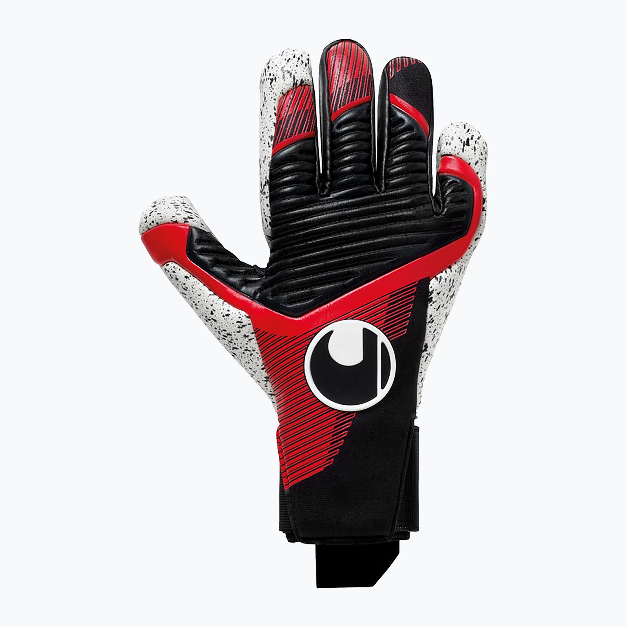 Mănuși de portar Uhlsport Powerline Supergrip  negru/roșu/alb