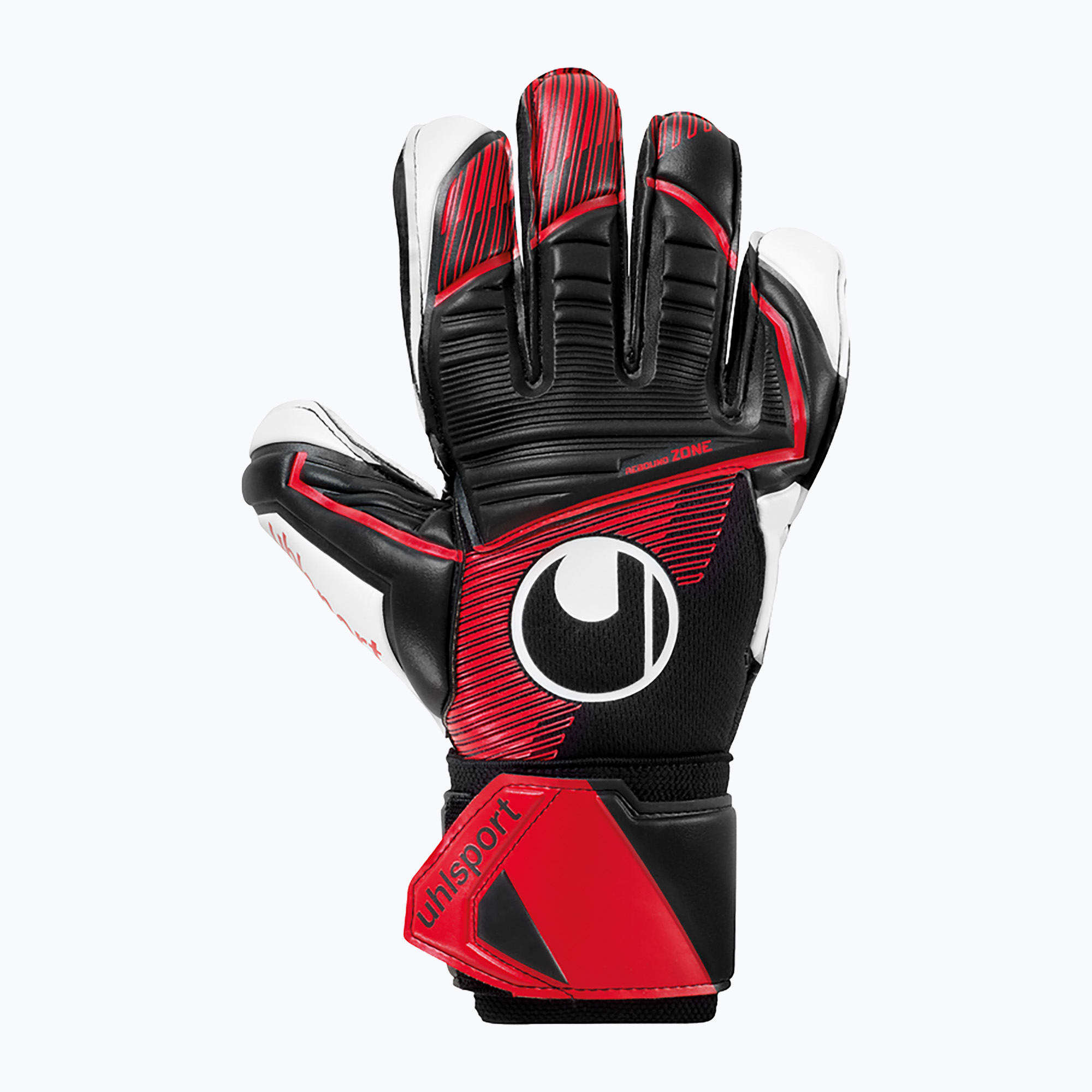 Mănuși de portar Uhlsport Powerline Supersoft negru/roșu/alb