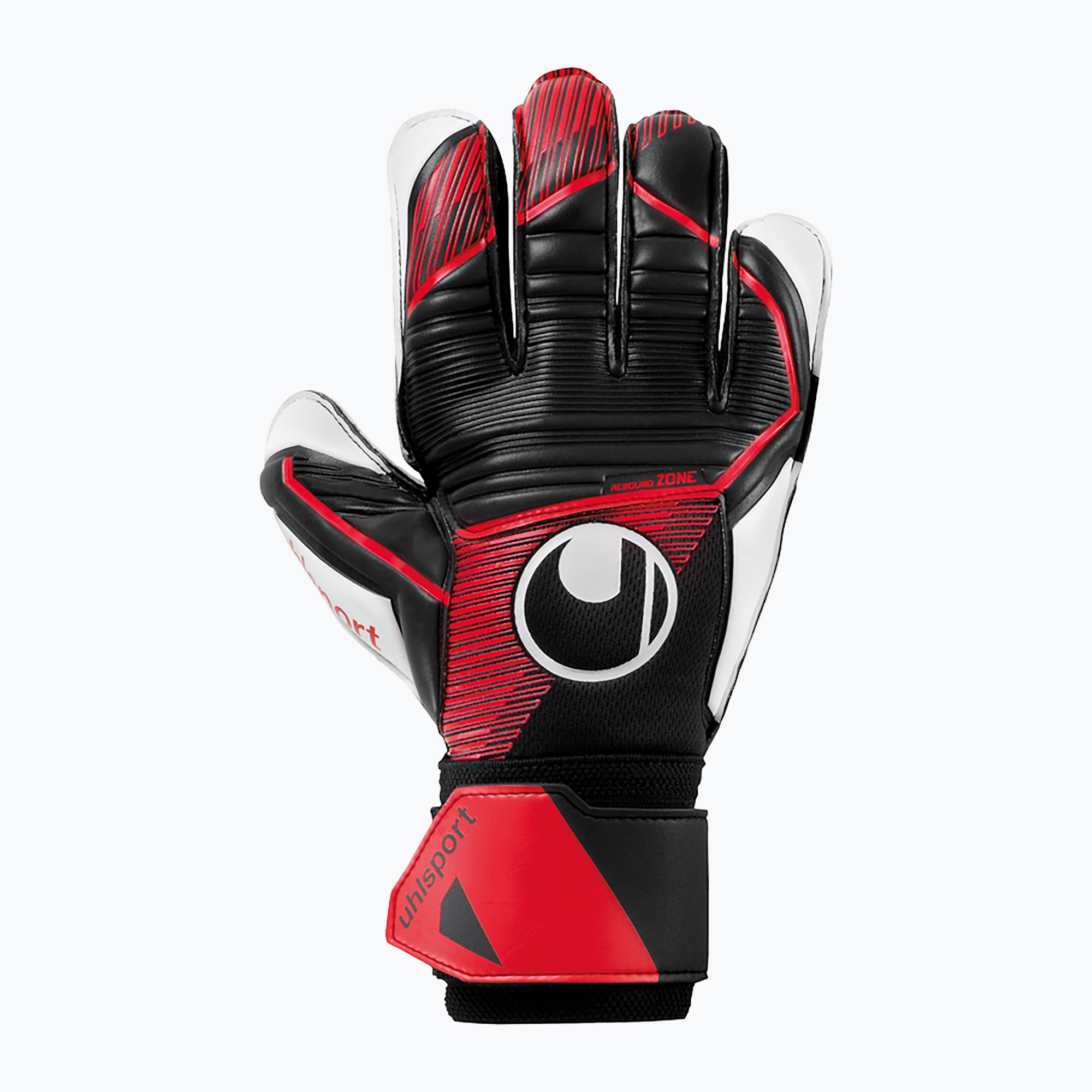 Mănuși de portar Uhlsport Powerline Soft Pro negru/roșu/alb