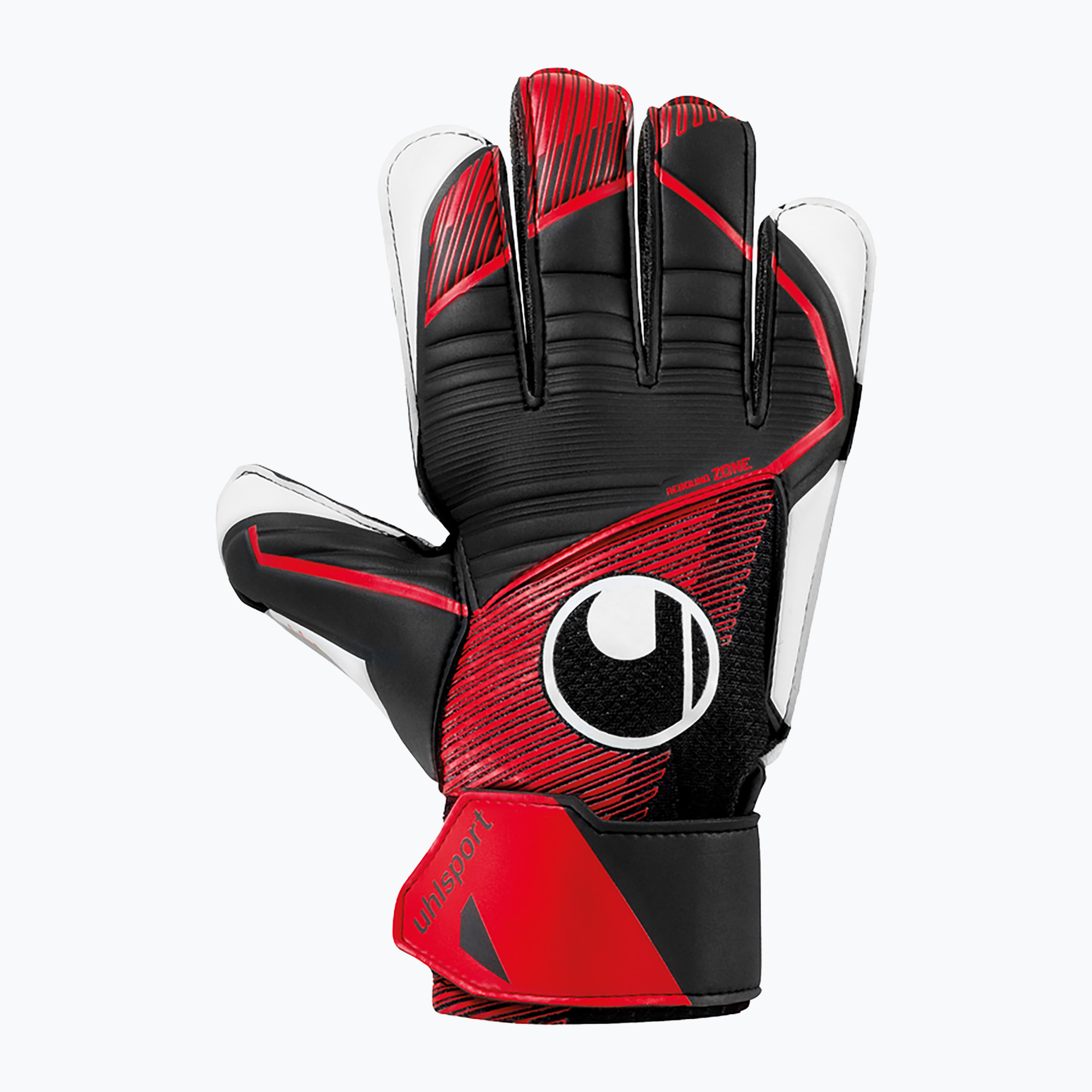 Mănuși de portar Uhlsport Powerline Starter Soft negru/roșu/alb negru/alb