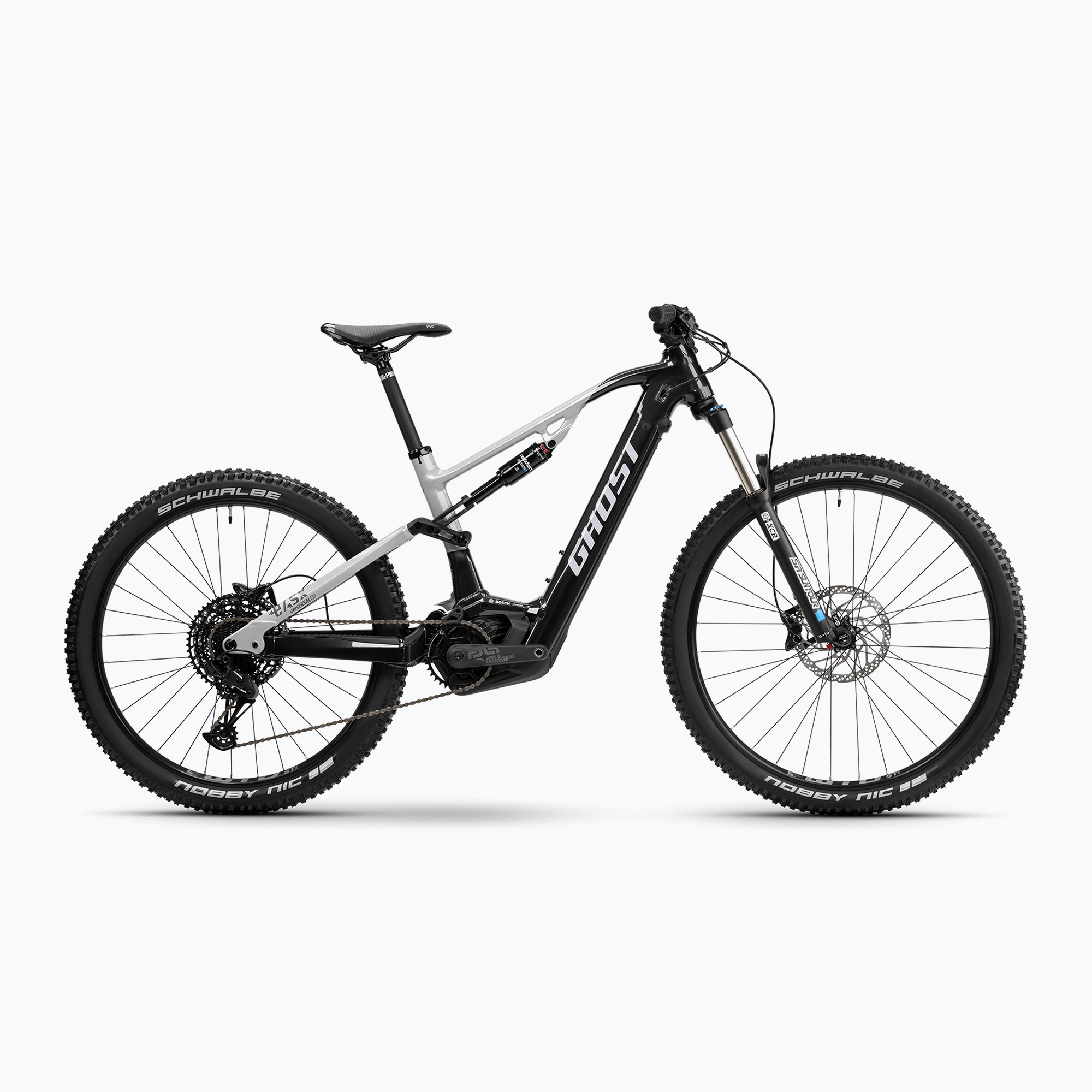 Biciletă electrică GHOST E-ASX 130 Universal 750 Wh met. anthracite/light gray glossy/matt (E-ASX 130 Universal 31AS1008)