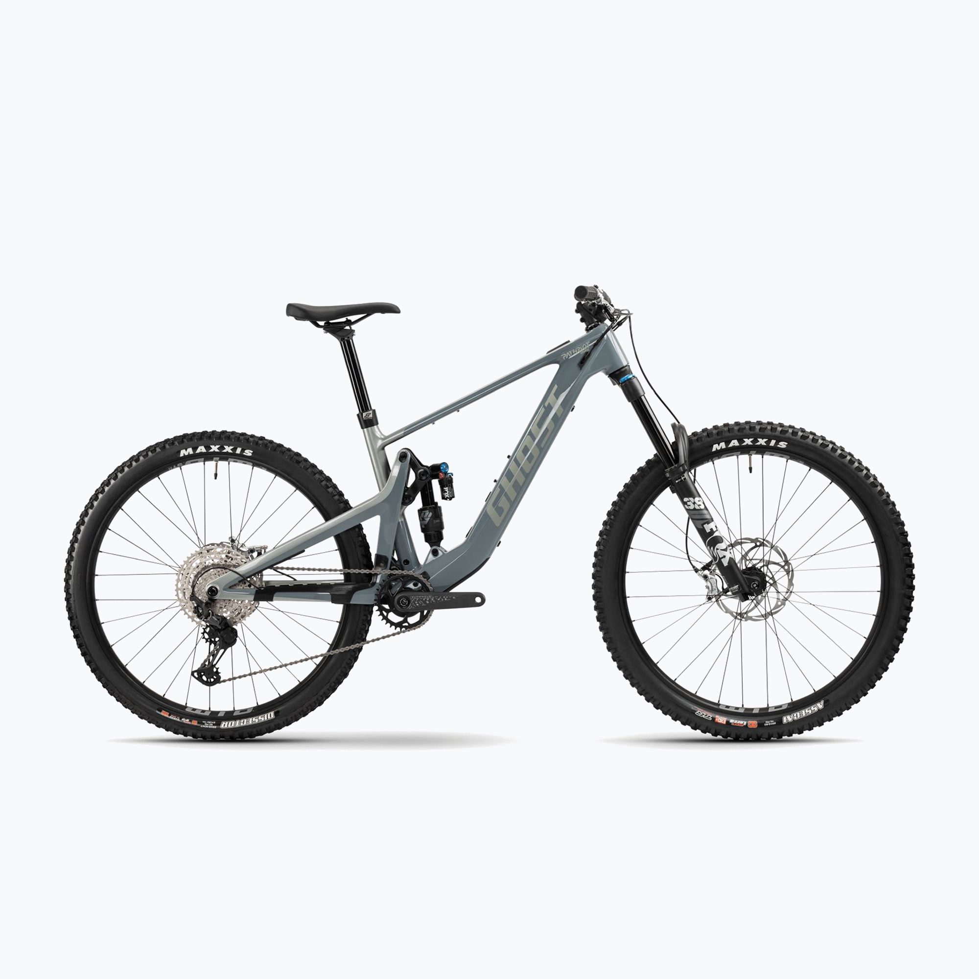 Bicicletă electrică GHOST Path Riot Advanced 430Wh grey/pearl light grey glossy (Path Riot Advanced 31PR1003)