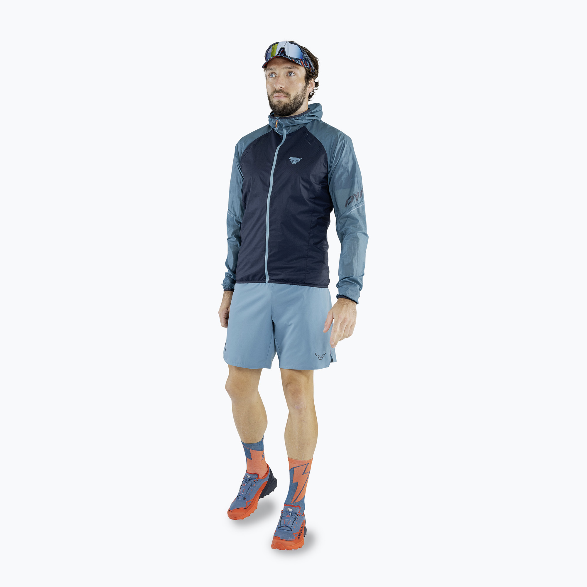 Pantaloni scurți de alergare pentru bărbați DYNAFIT Alpine storm blue