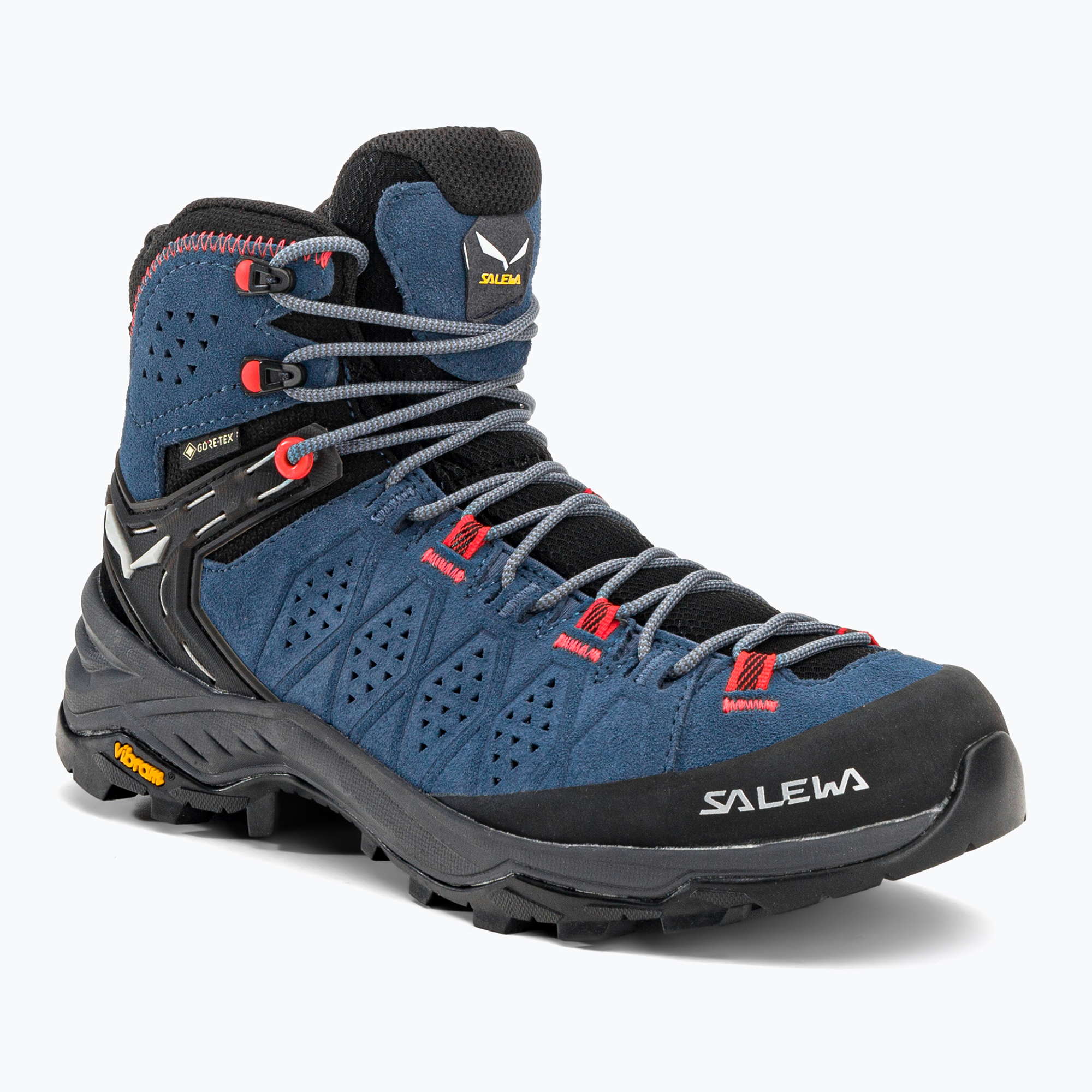 Cizme de trekking pentru femei Salewa Alp Trainer 2 Mid GTX albastru 00-0000061383 (Alp Trainer 2 Mid GTX 00-0000061383)
