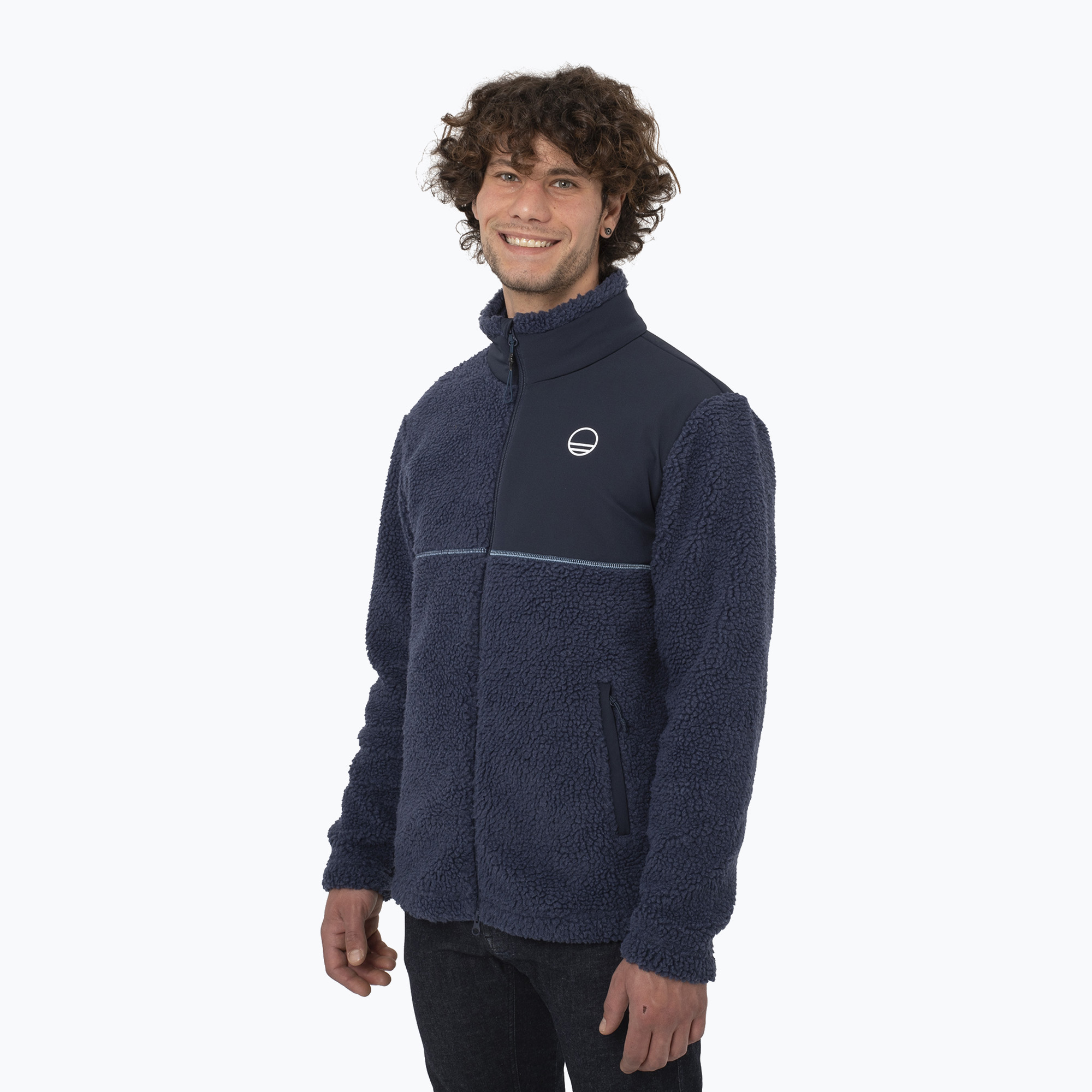 Bluză polar pentru bărbați Wild Country Spotter dark denim (Spotter 40-0000095259)