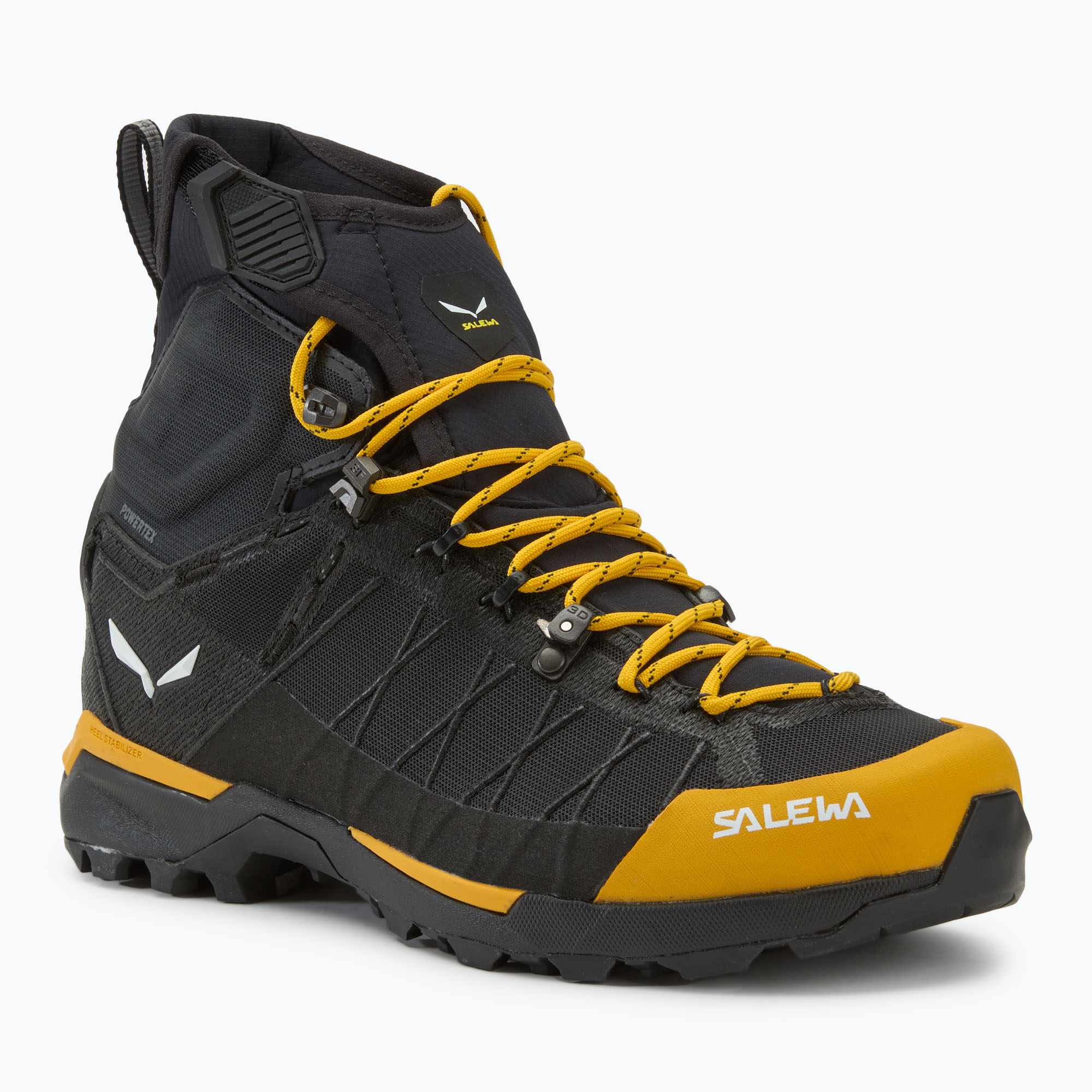 Încălțăminte de trekking pentru bărbați Salewa Ortles Light Mid PTX gold/black (Ortles Light Mid PTX 00-0000061430)