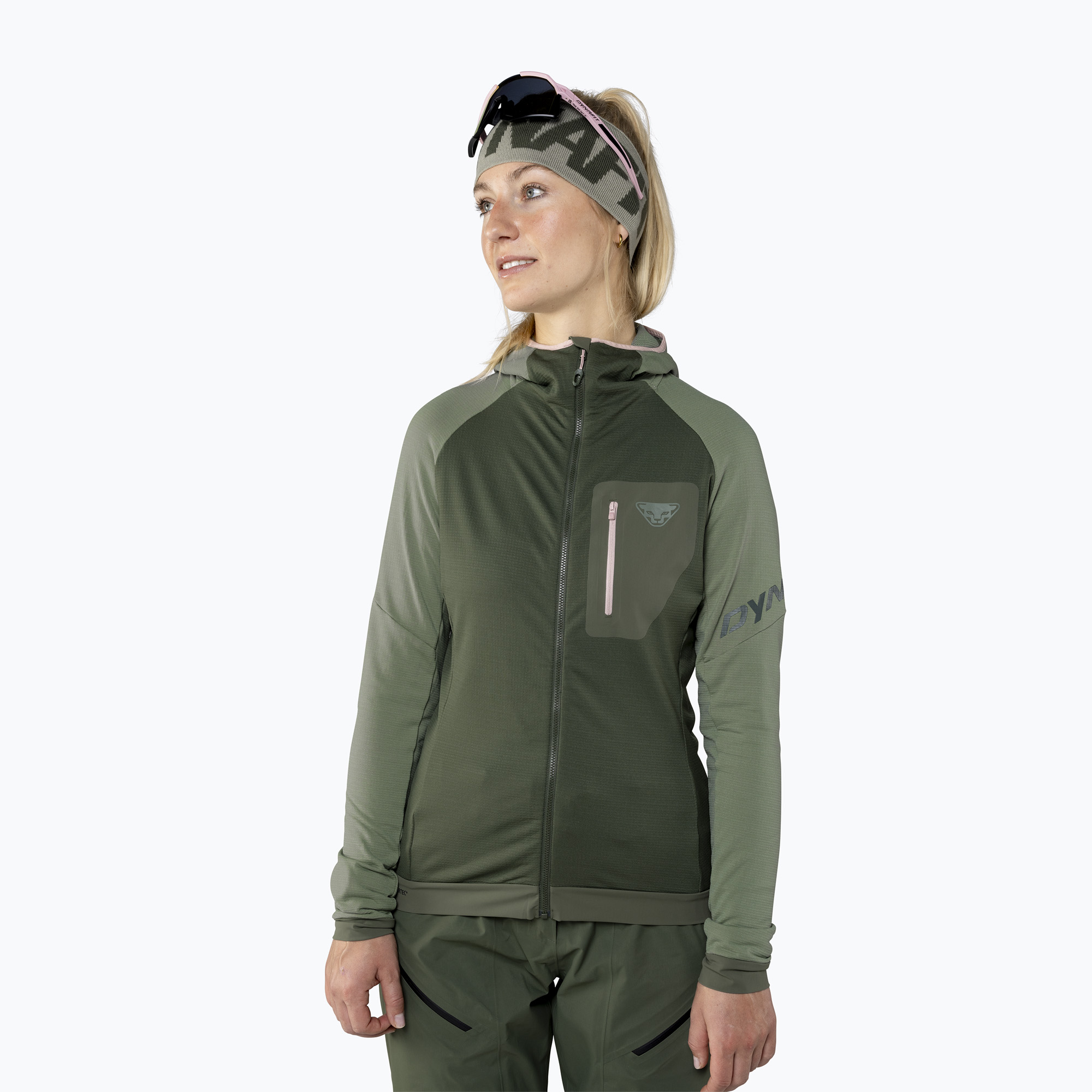 Bluză de schi pentru femei DYNAFIT Radical Polartec sage (Radical Polartec 08-0000071123)