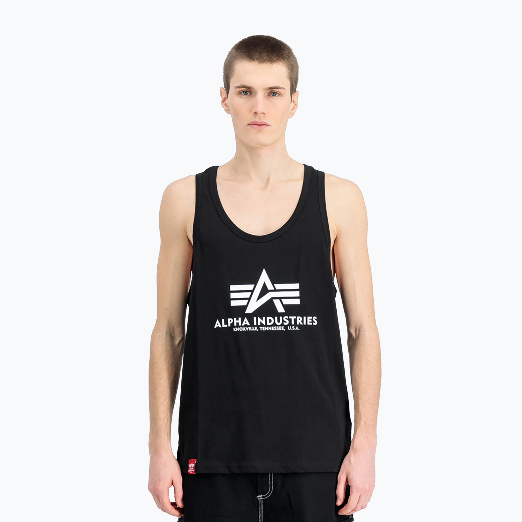 Tricou pentru bărbați  Alpha Industries Basic Tank Body Building black (Basic Tank Body Building 116513)