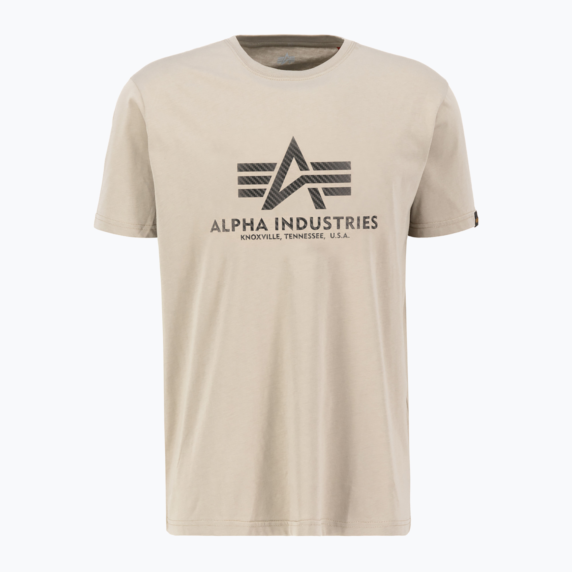 Tricou pentru bărbați Alpha Industries Basic T Carbon vintage sand (Basic T Carbon 100501CB)