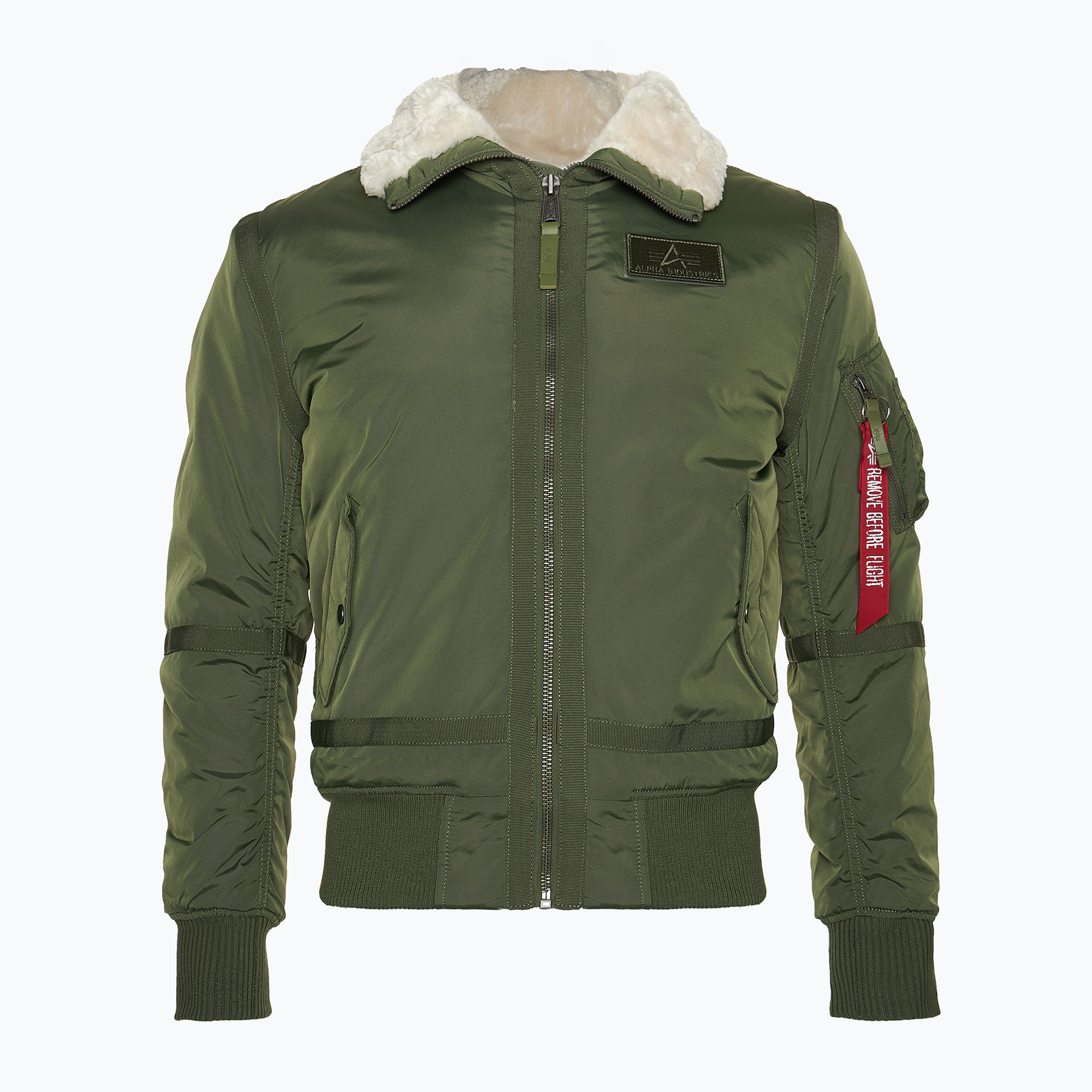 Alpha Industries jachetă pentru bărbați B15-3 TT verde salvie (B15-3 TT 19812201)