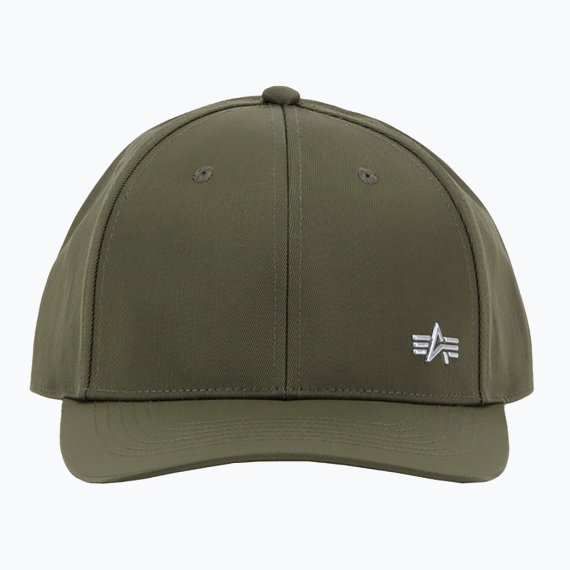 Șapcă pentru bărbați Alpha Industries Metal Label dark olive