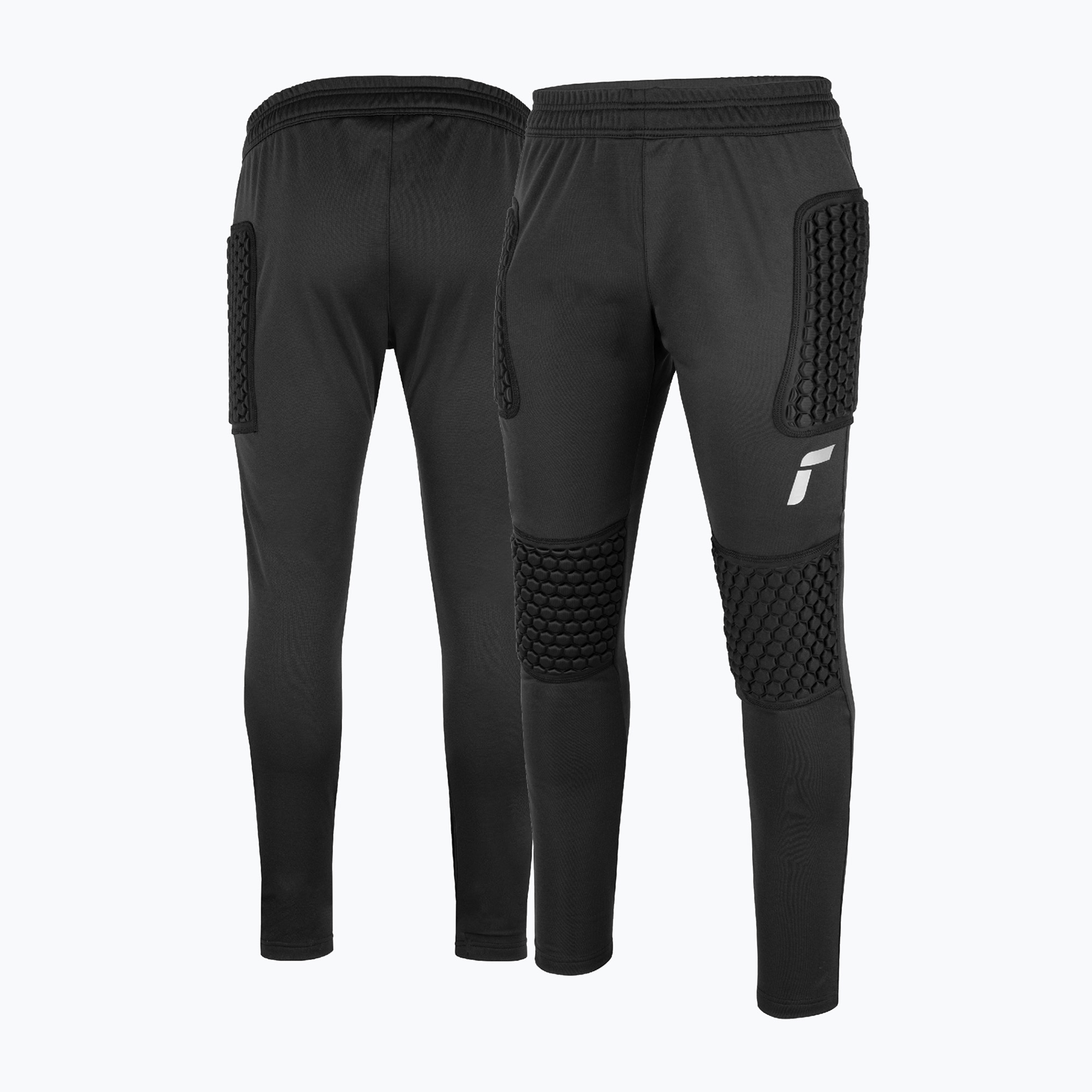 Pantaloni de fotbal Reusch Contest II Advance cu protecții negru 5116215-7702 (Contest II Pant Advance 5116215-7702)