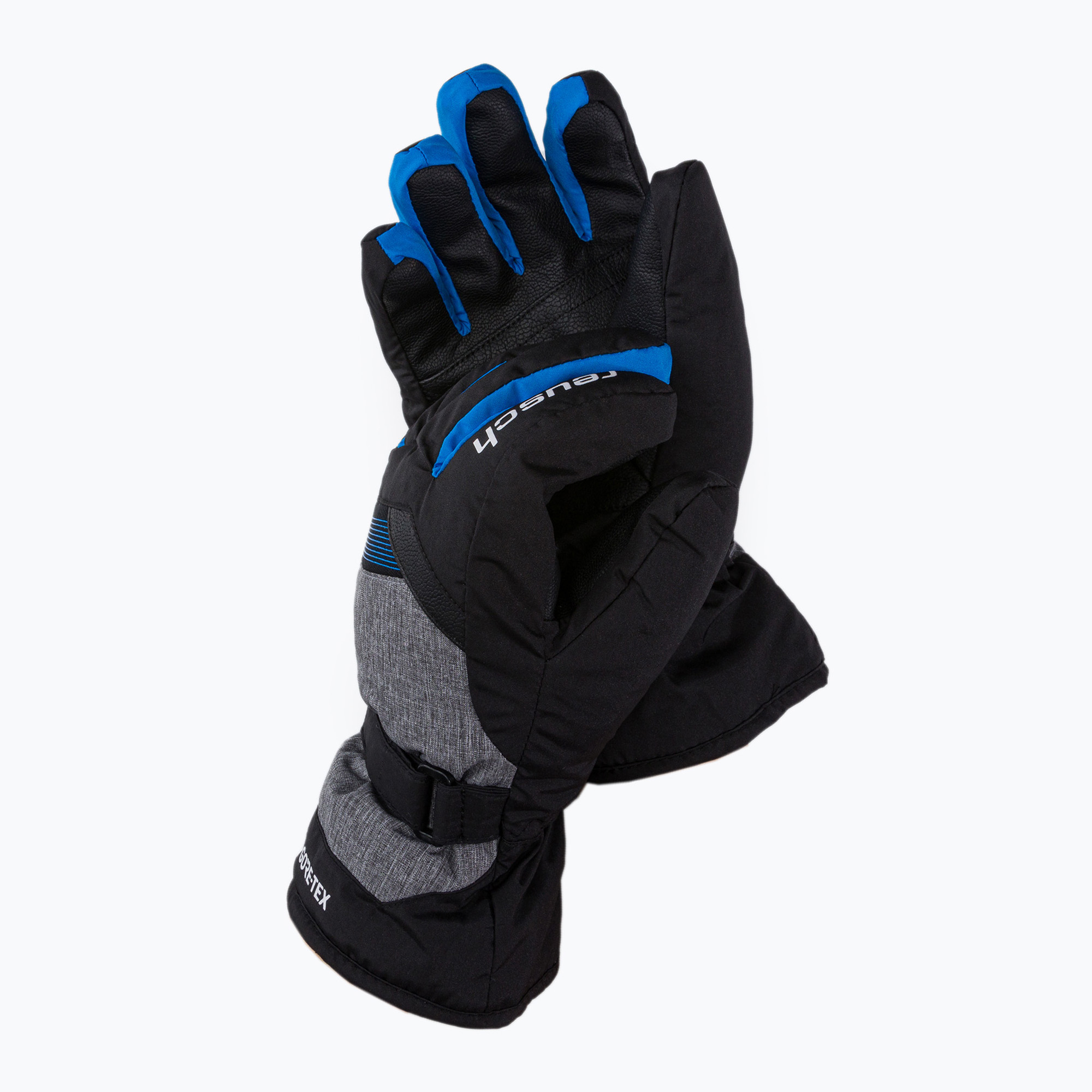 Mănuși de schi pentru copii Reusch Flash Gore-Tex negru/albastru 62/61/305 (Flash Gore-Tex 6261305-7687)