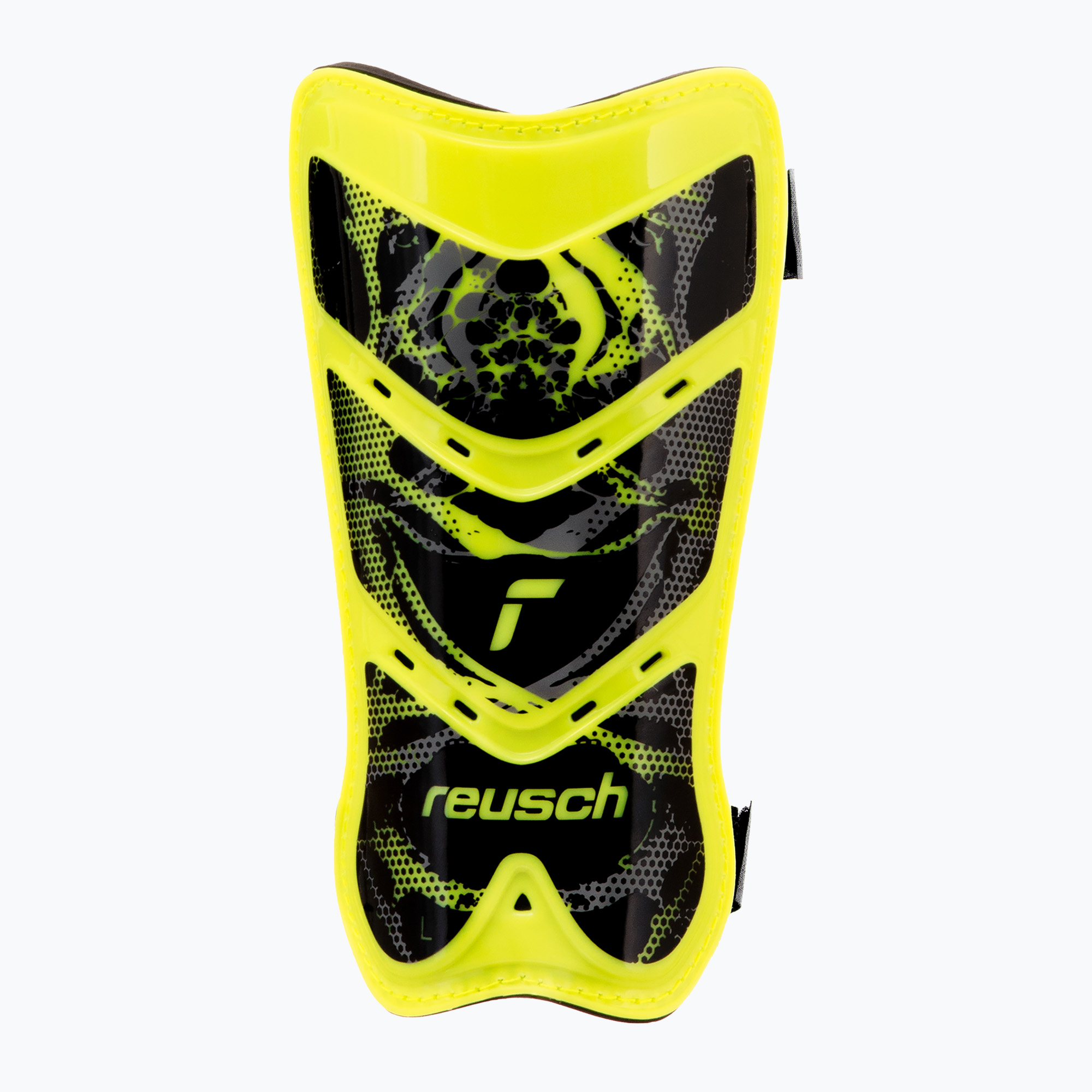 Apărători de tibie Reusch Shinguard Attrakt Lite safety yellow/black (Shinguard Attrakt Lite 5377045-2700)