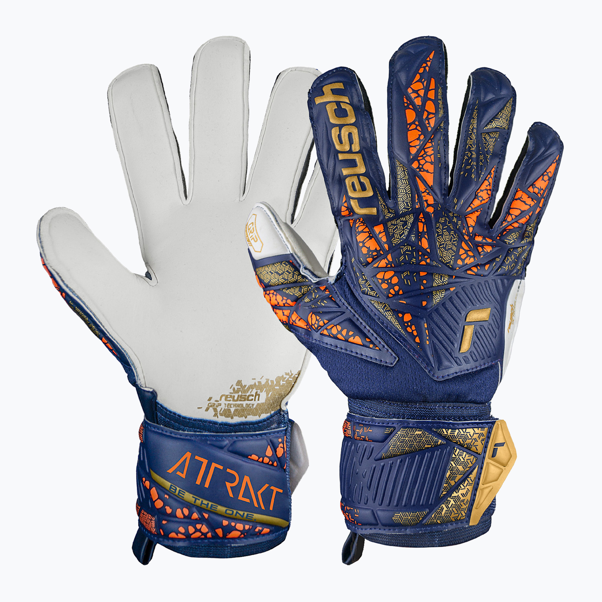 Mănuși de portar Reusch Attrakt Grip premium blue/gold