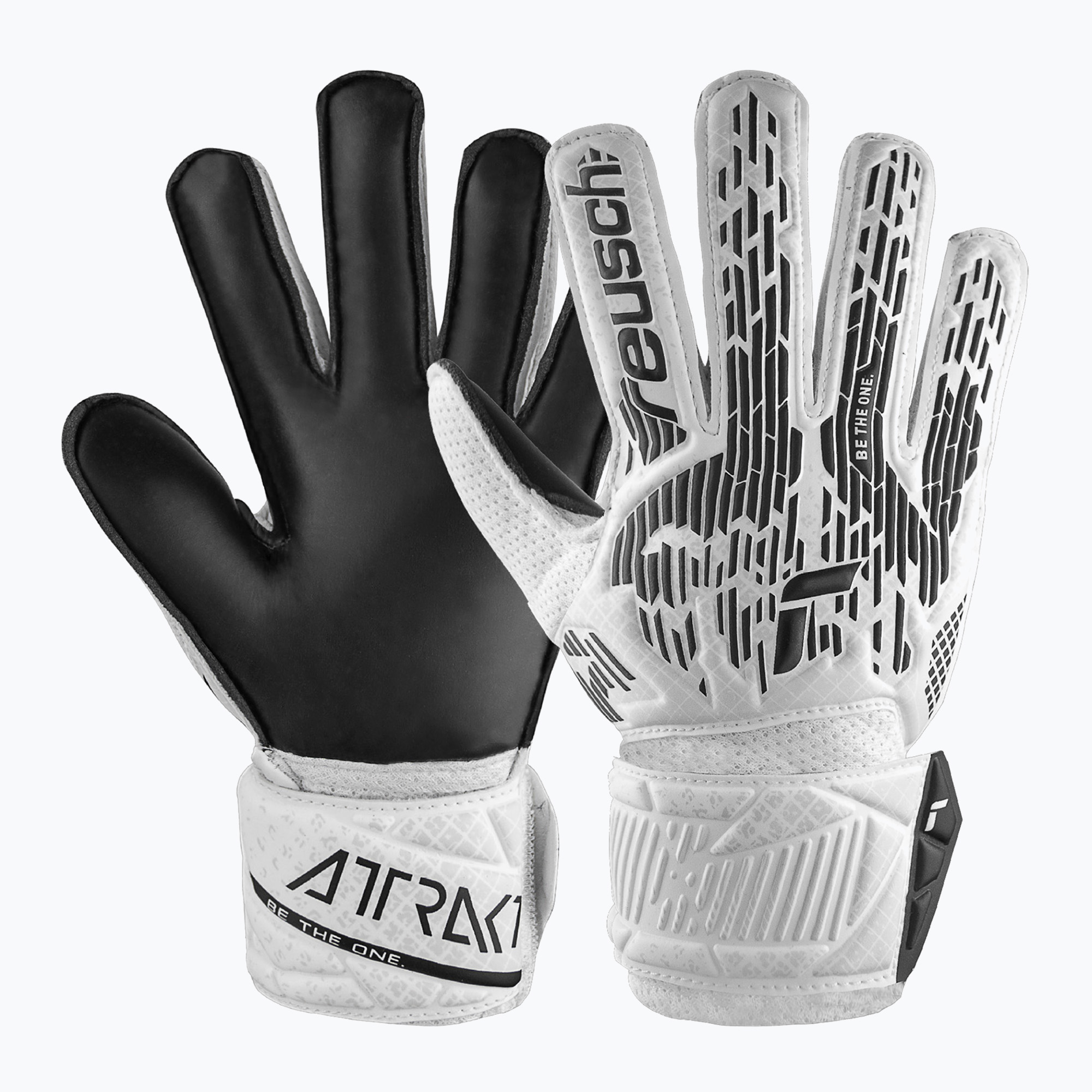 Mănuși de portar Reusch Attrakt Solid alb/negru