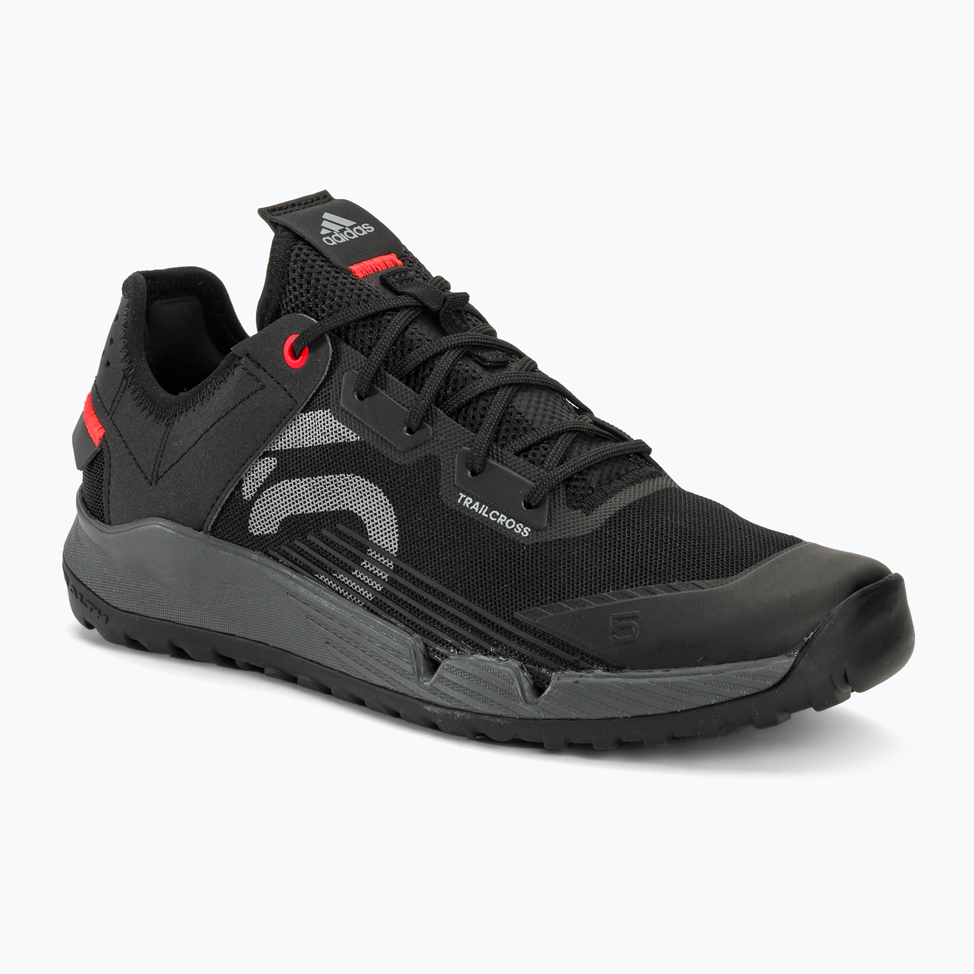 Încălțăminte de ciclism platformă pentru femei adidas FIVE TEN Trailcross LT core black/grey two/solar red (Trailcross LT FV4720)